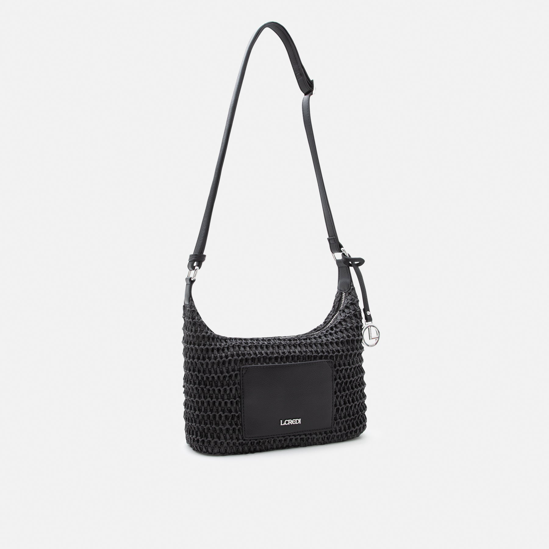 Umhängetasche schwarz Ramina Serie - L.Credi Munich