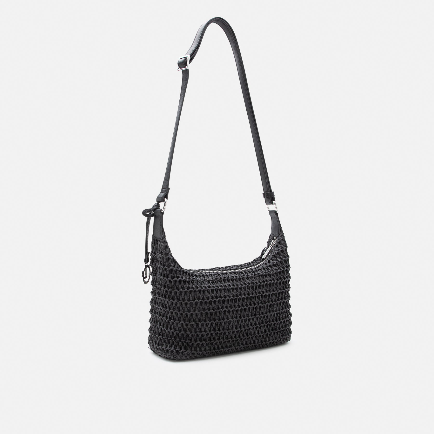 Umhängetasche schwarz Ramina Serie - L.Credi Munich