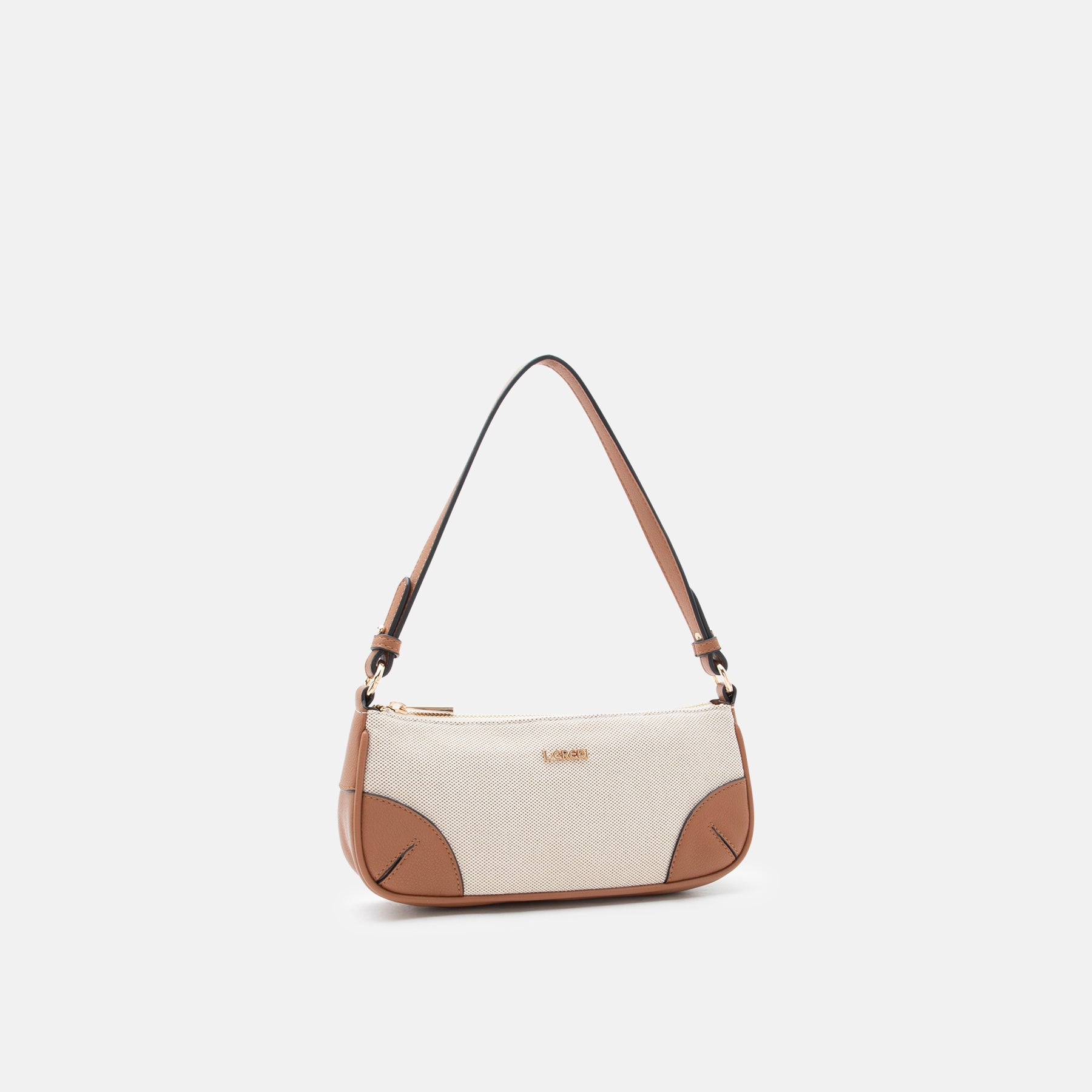 Umhängetasche beige/ mix Rea Serie - L.Credi Munich