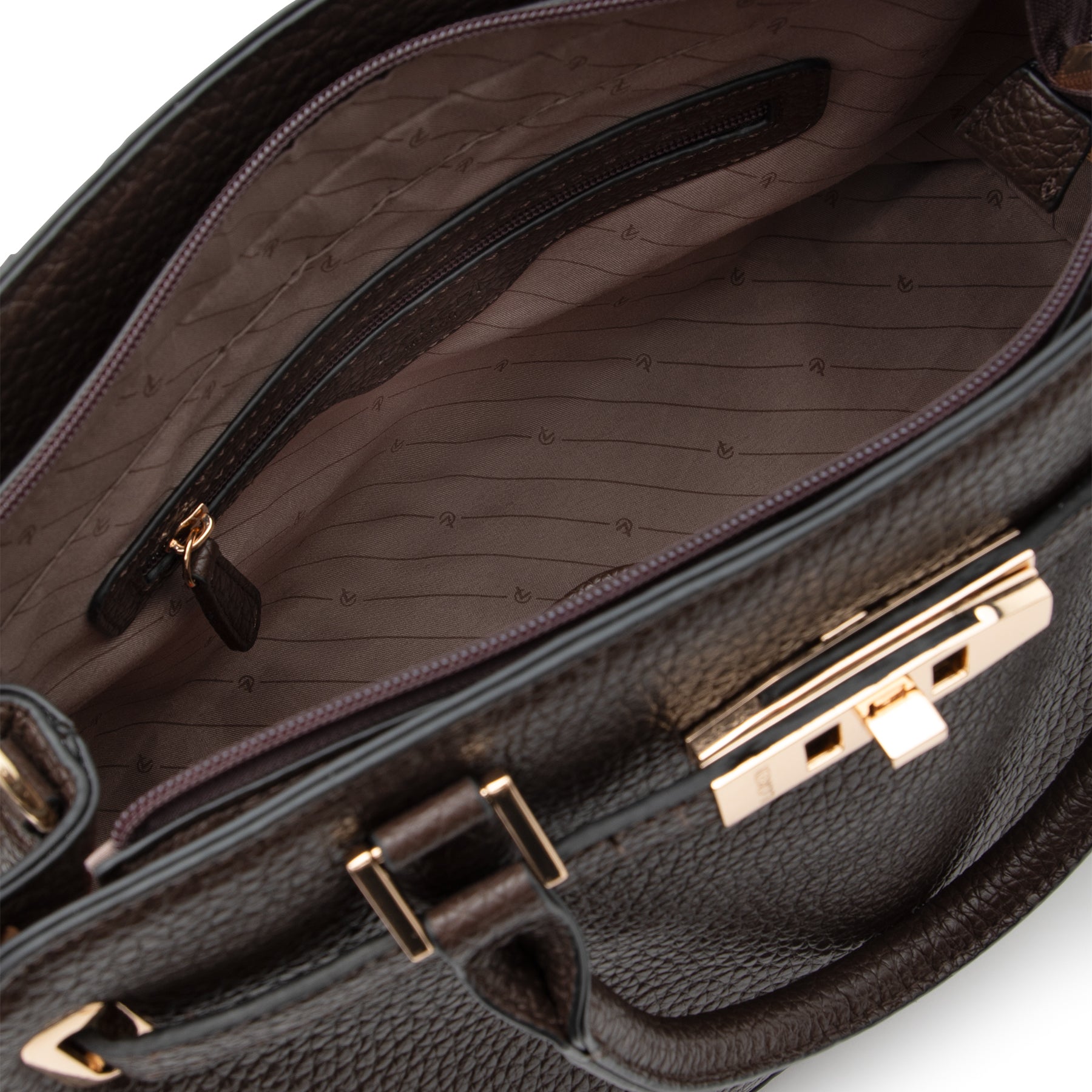 Renate Henkeltasche chocolate - L.Credi Munich