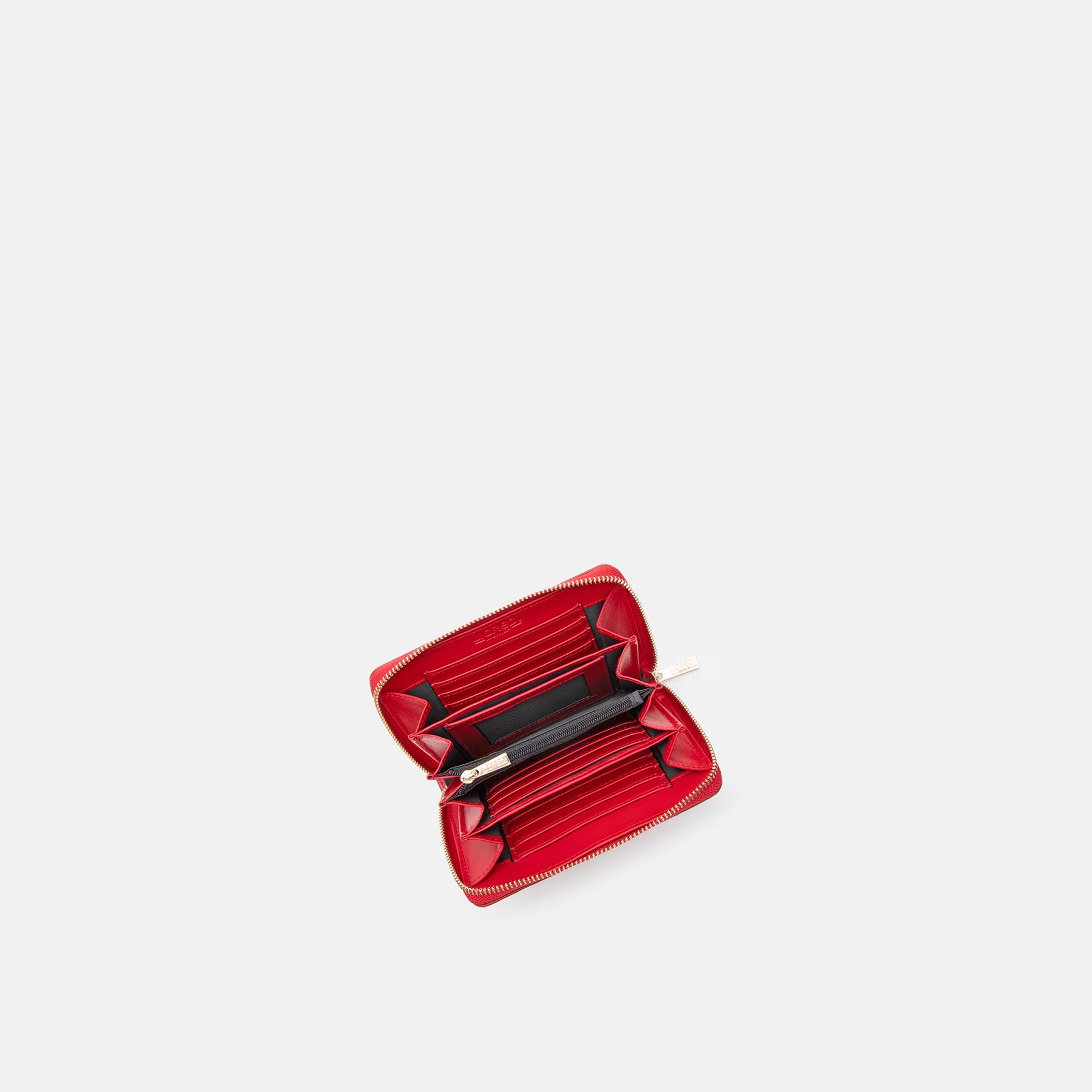 Perla Portemonnaie Damen rot - L.Credi Munich