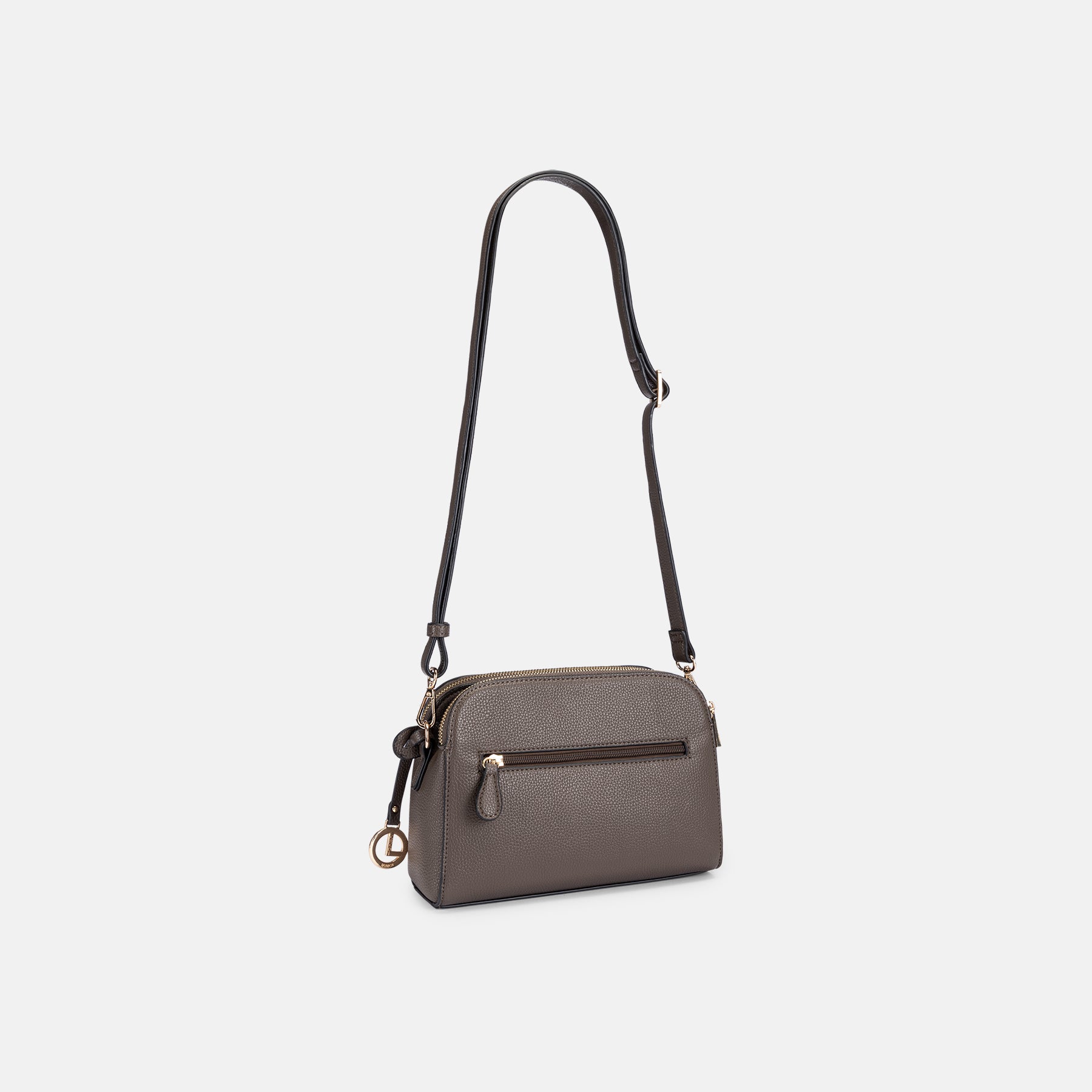 Umhängetasche dark taupe Franka Serie