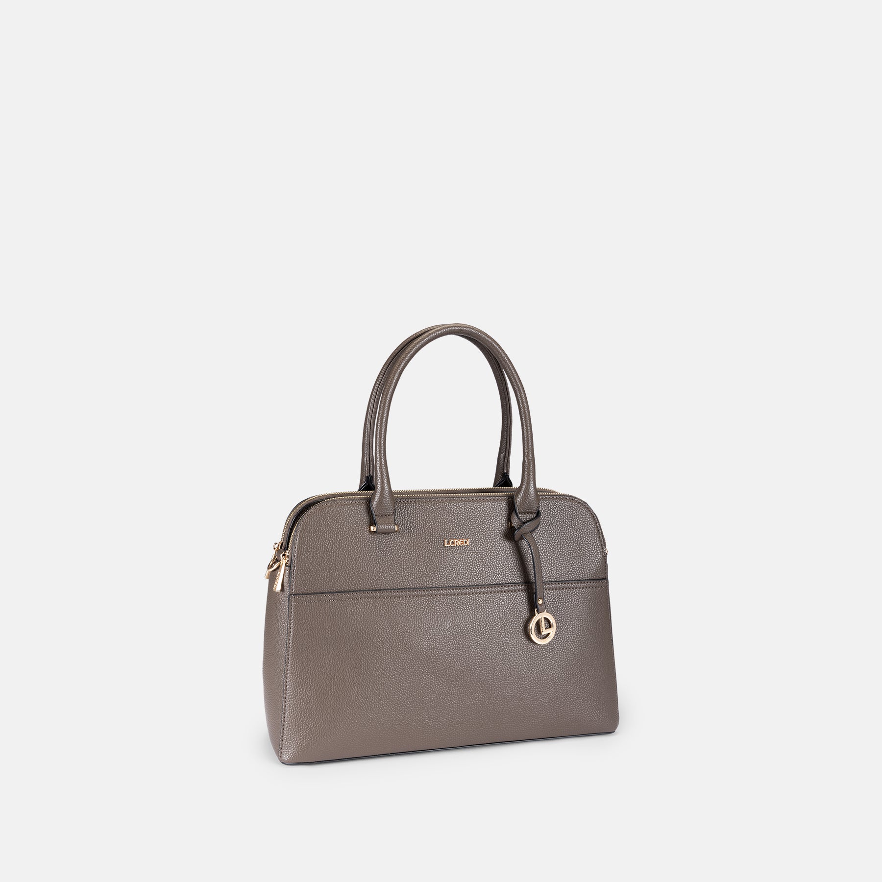 Henkeltasche dark taupe Franka Serie