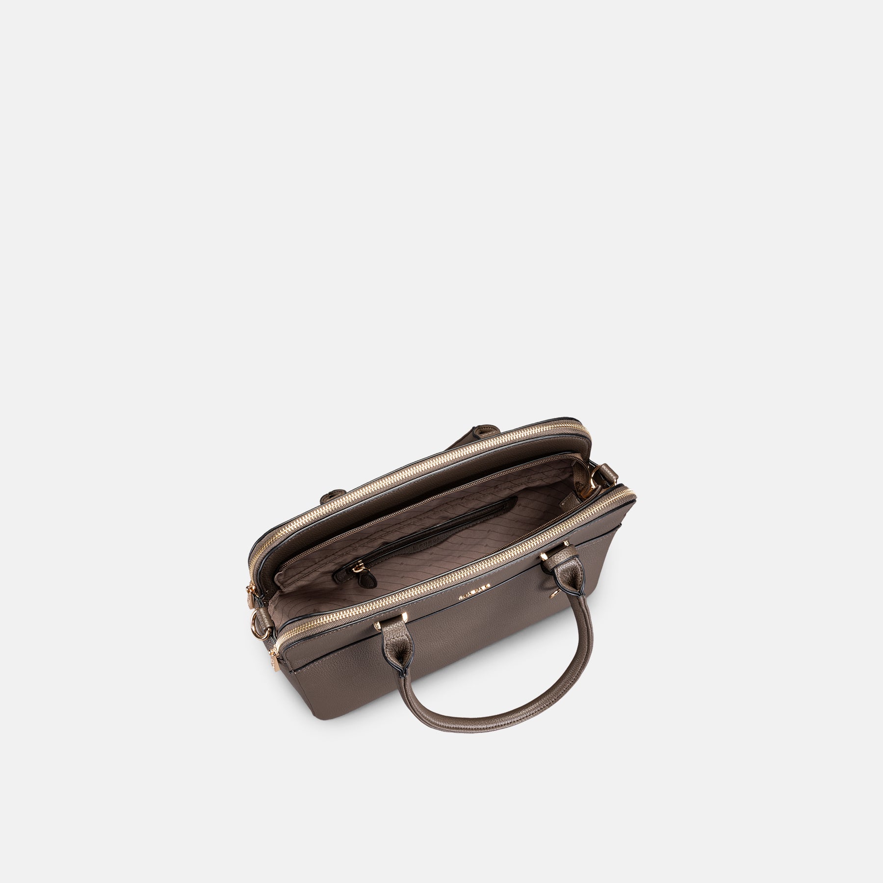Henkeltasche dark taupe Franka Serie