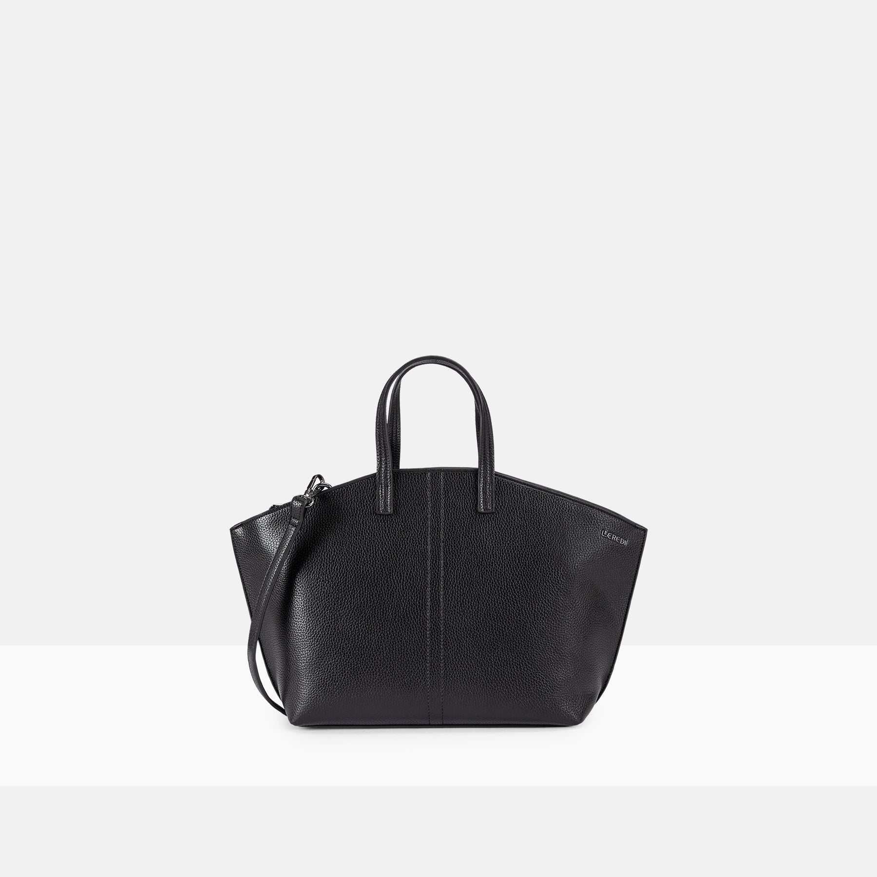 Henkeltasche schwarz Satine Serie
