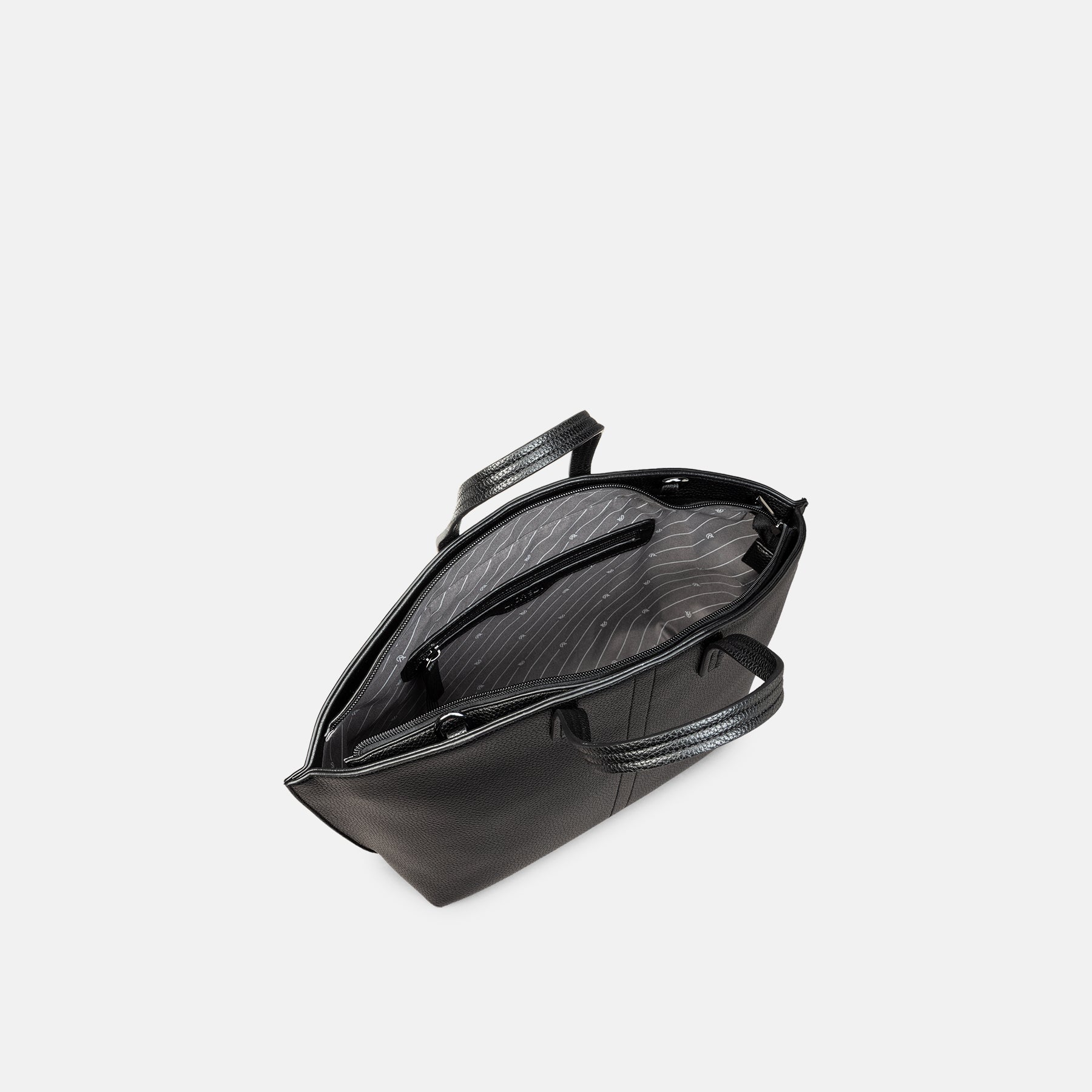 Henkeltasche schwarz Satine Serie