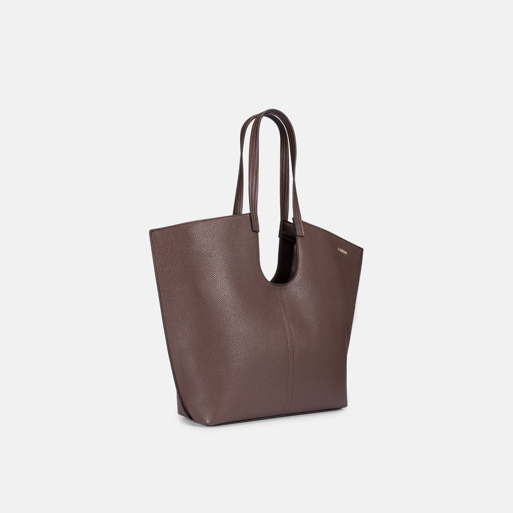Shopper chocolate Satine Serie