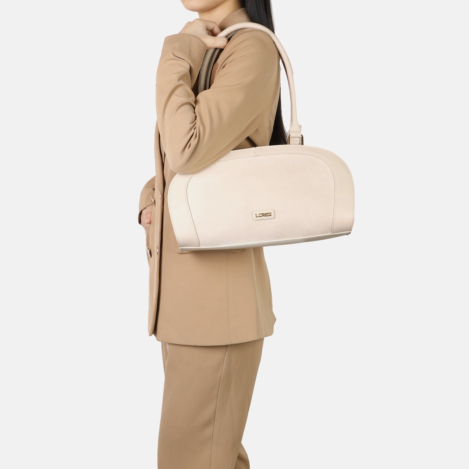 Henkeltasche T-Creme Radmila Serie - L.Credi Munich