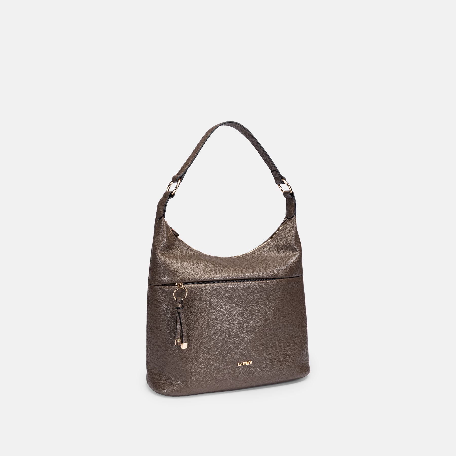 Hobo dark taupe Maite Serie