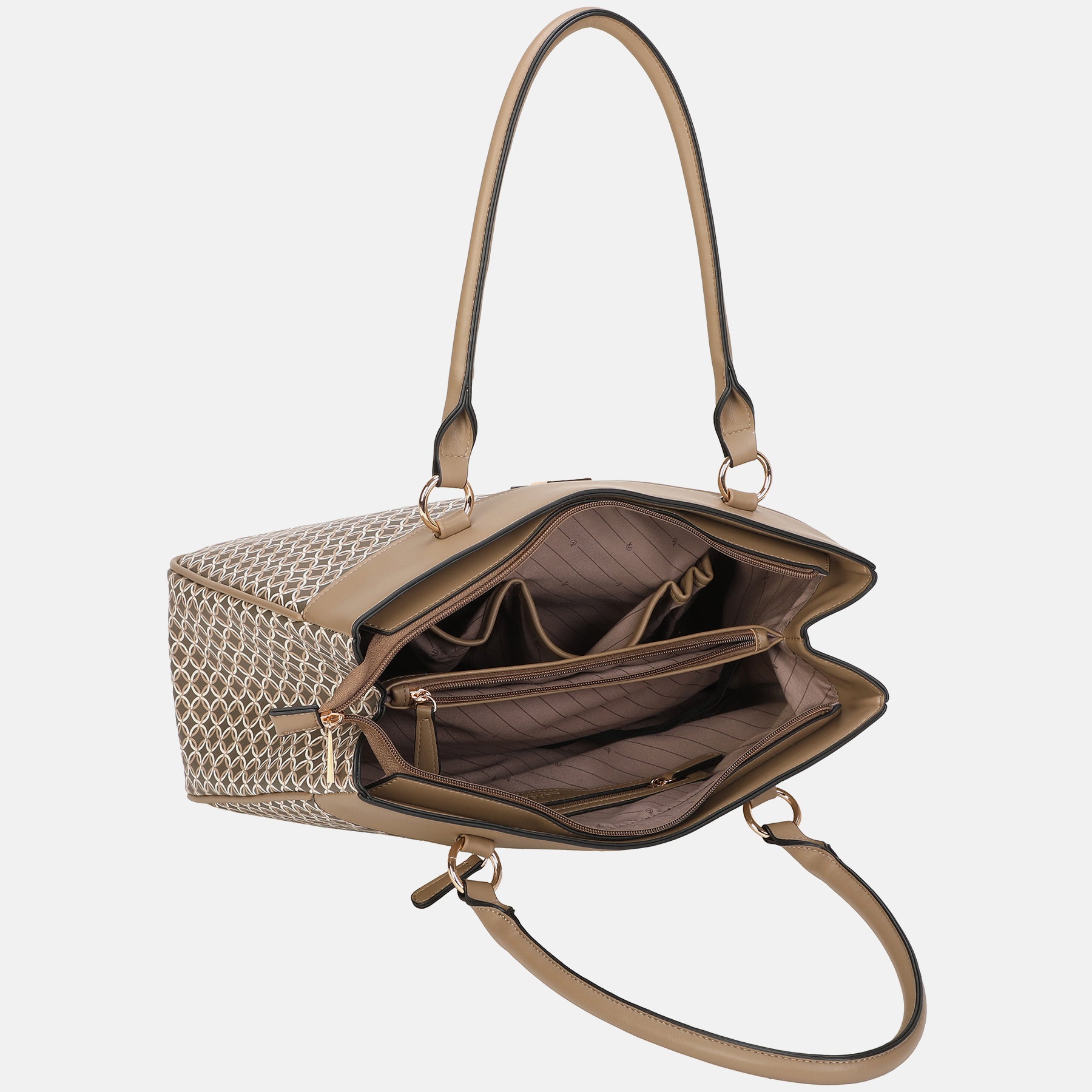 Shopper T-Dark Taupe Pia Serie
