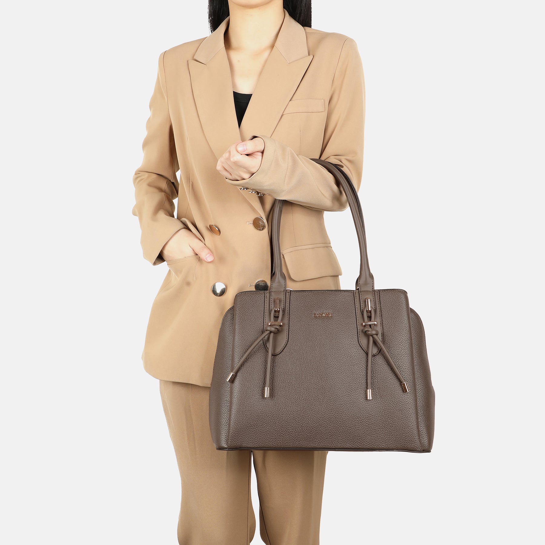Shopper T-Dark Taupe Paloma Serie
