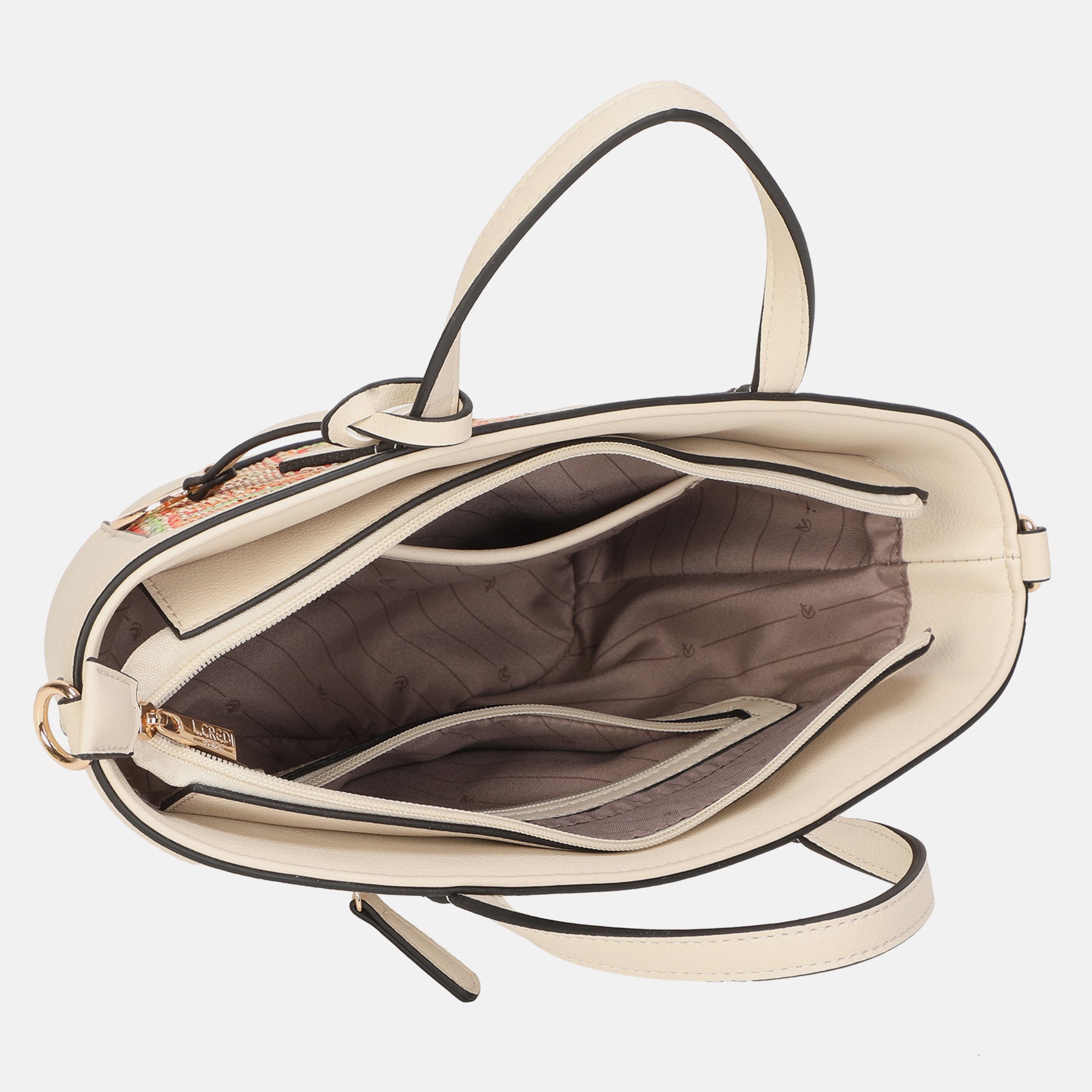 Henkeltasche T-Creme Regina Serie