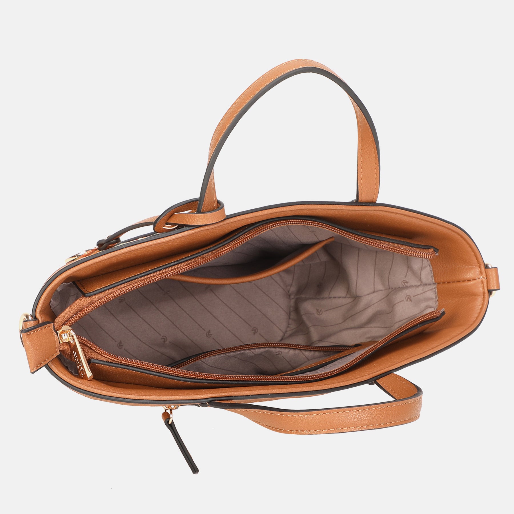 Henkeltasche T-Cognac Regina Serie