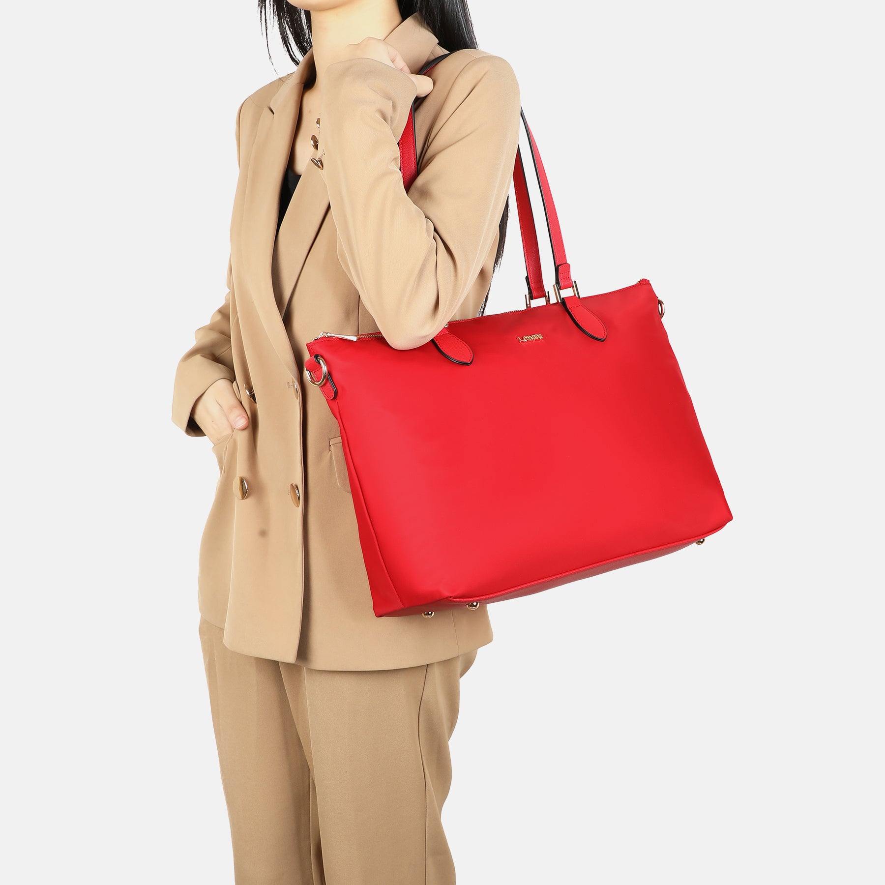 Shopper T-Dark Red Alena Serie