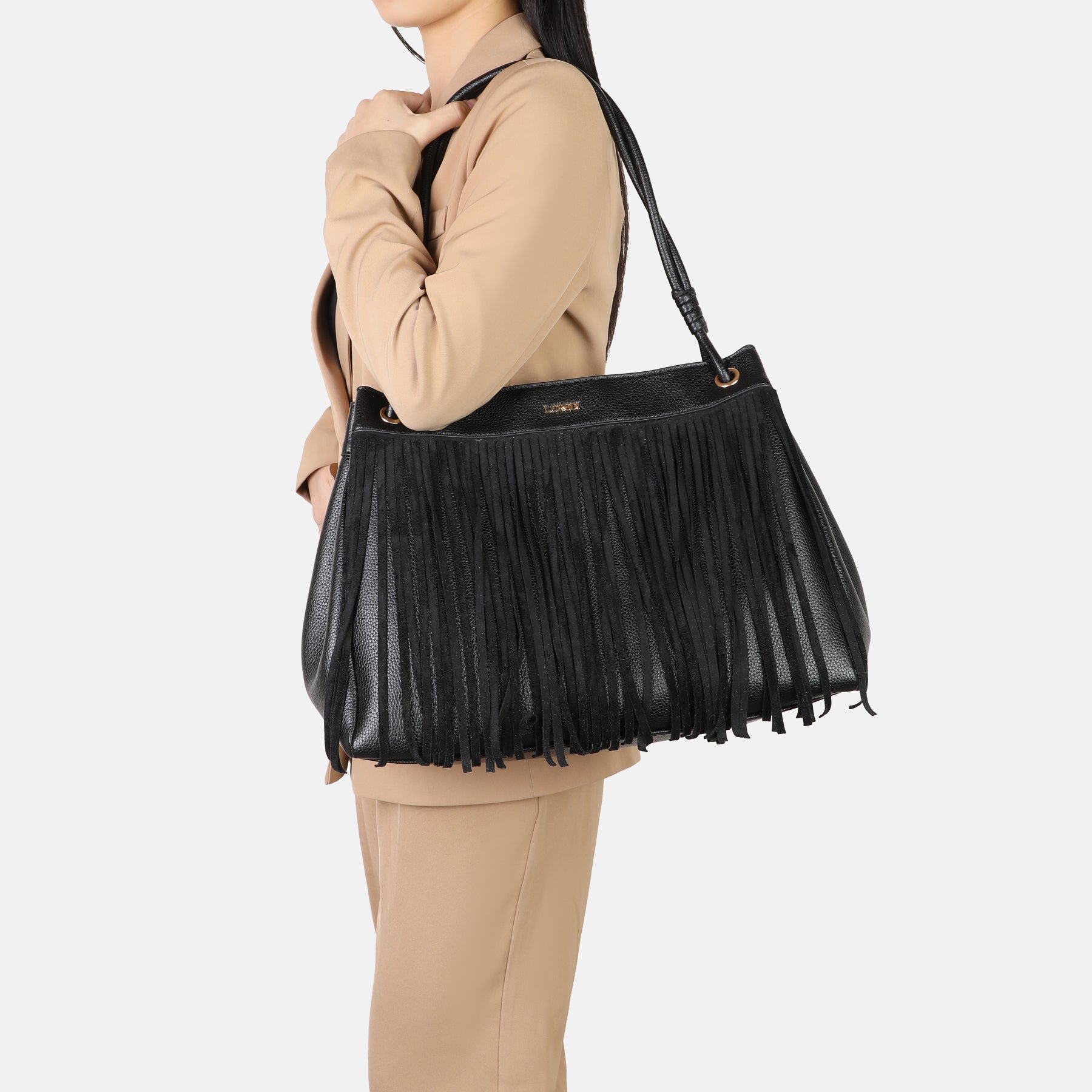 Shopper T-Black Raiana Serie