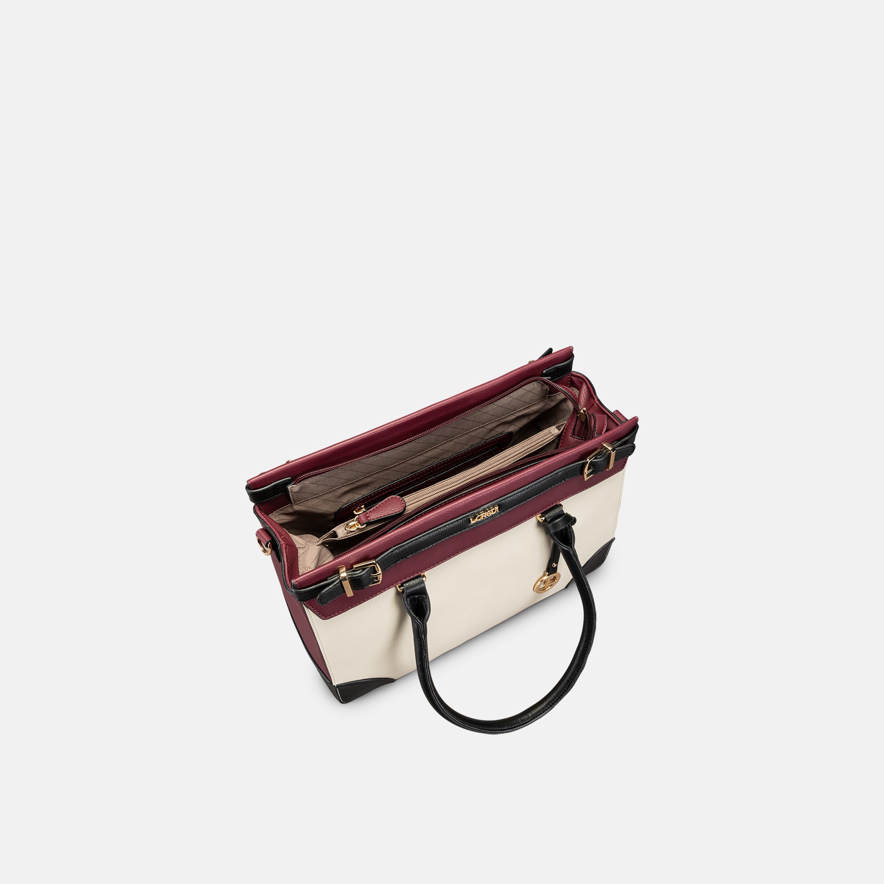 Henkeltasche cherry shade mix Solivette Serie