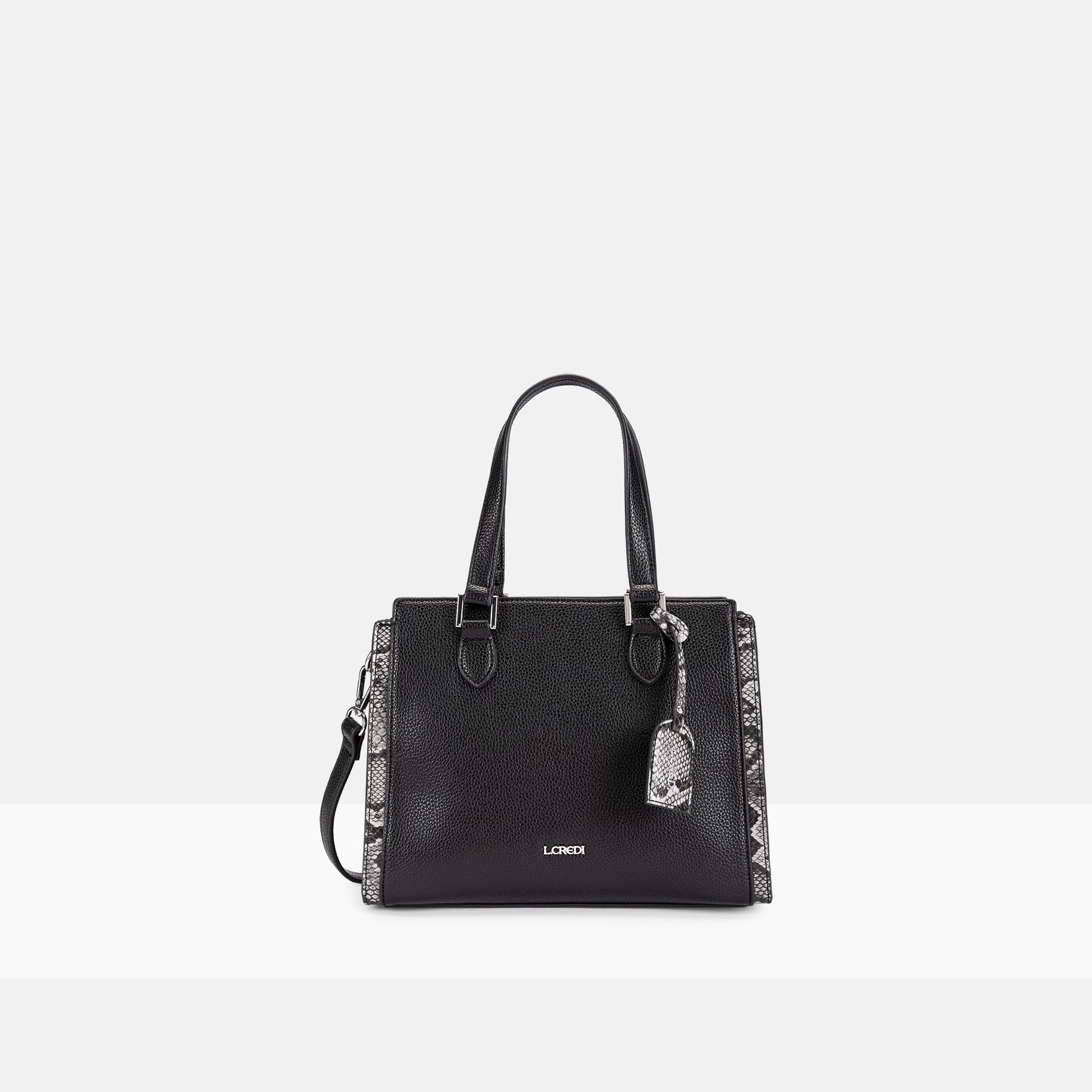 Henkeltasche schwarz Simiya Serie