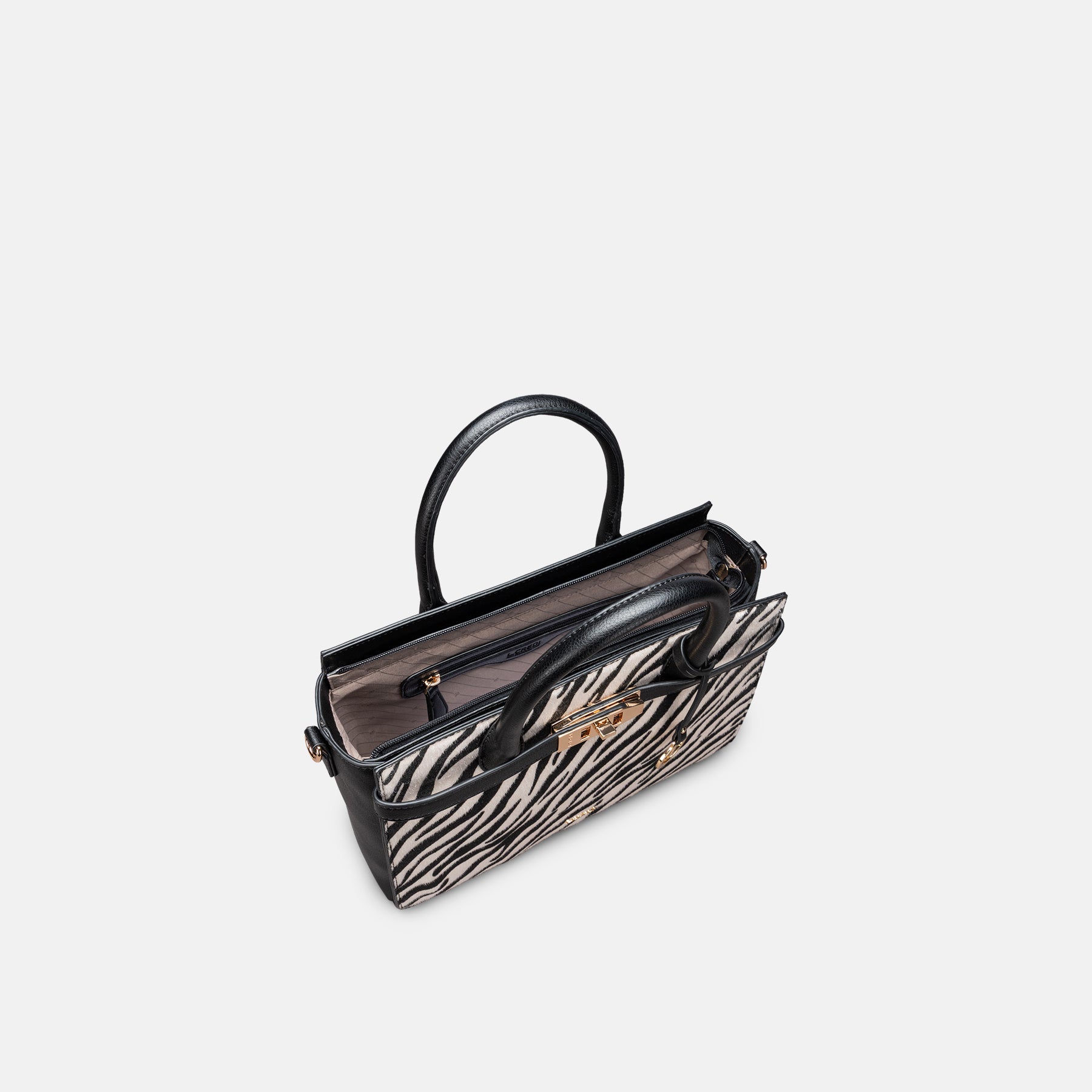 Henkeltasche schwarz / mix Subira Serie