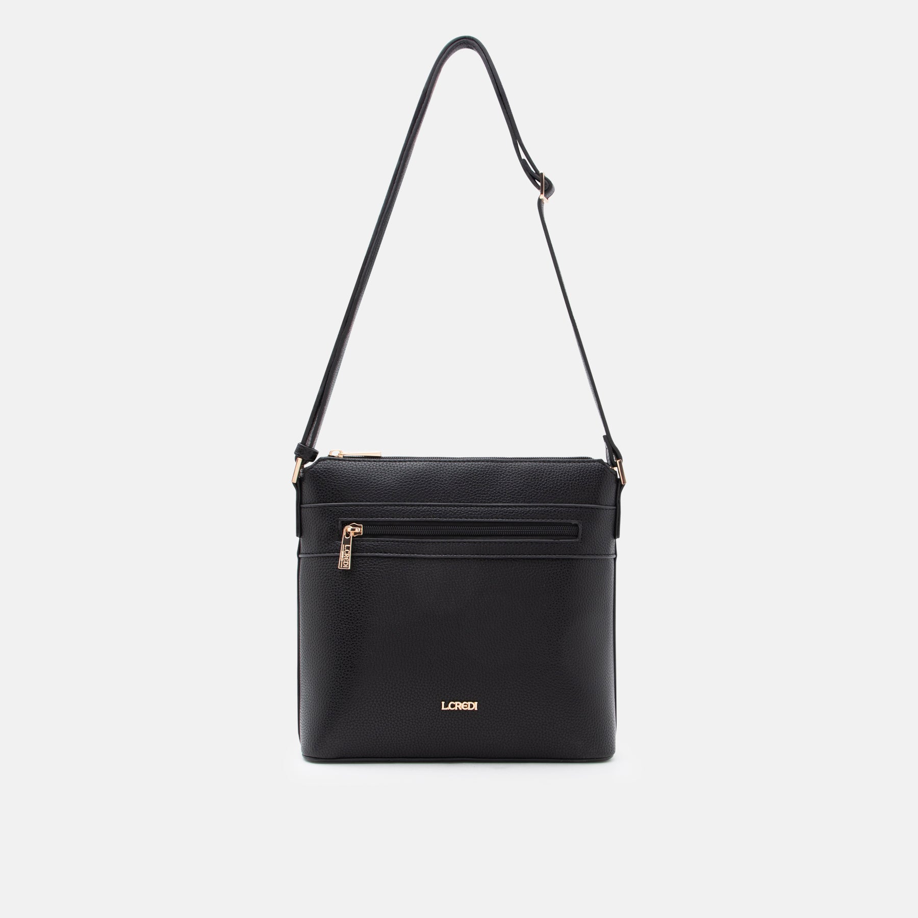 Umhängetasche schwarz Sobina Serie - L.Credi Munich