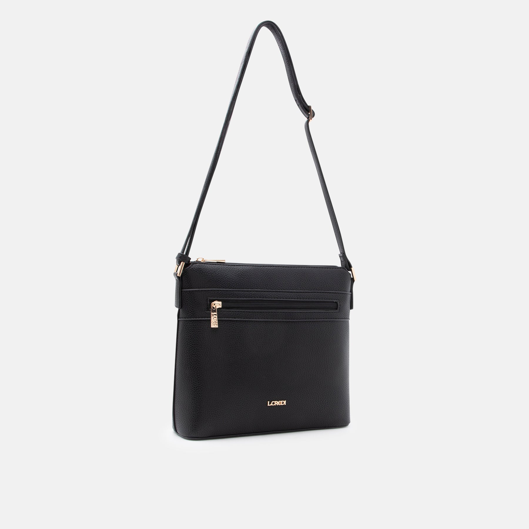 Umhängetasche schwarz Sobina Serie - L.Credi Munich