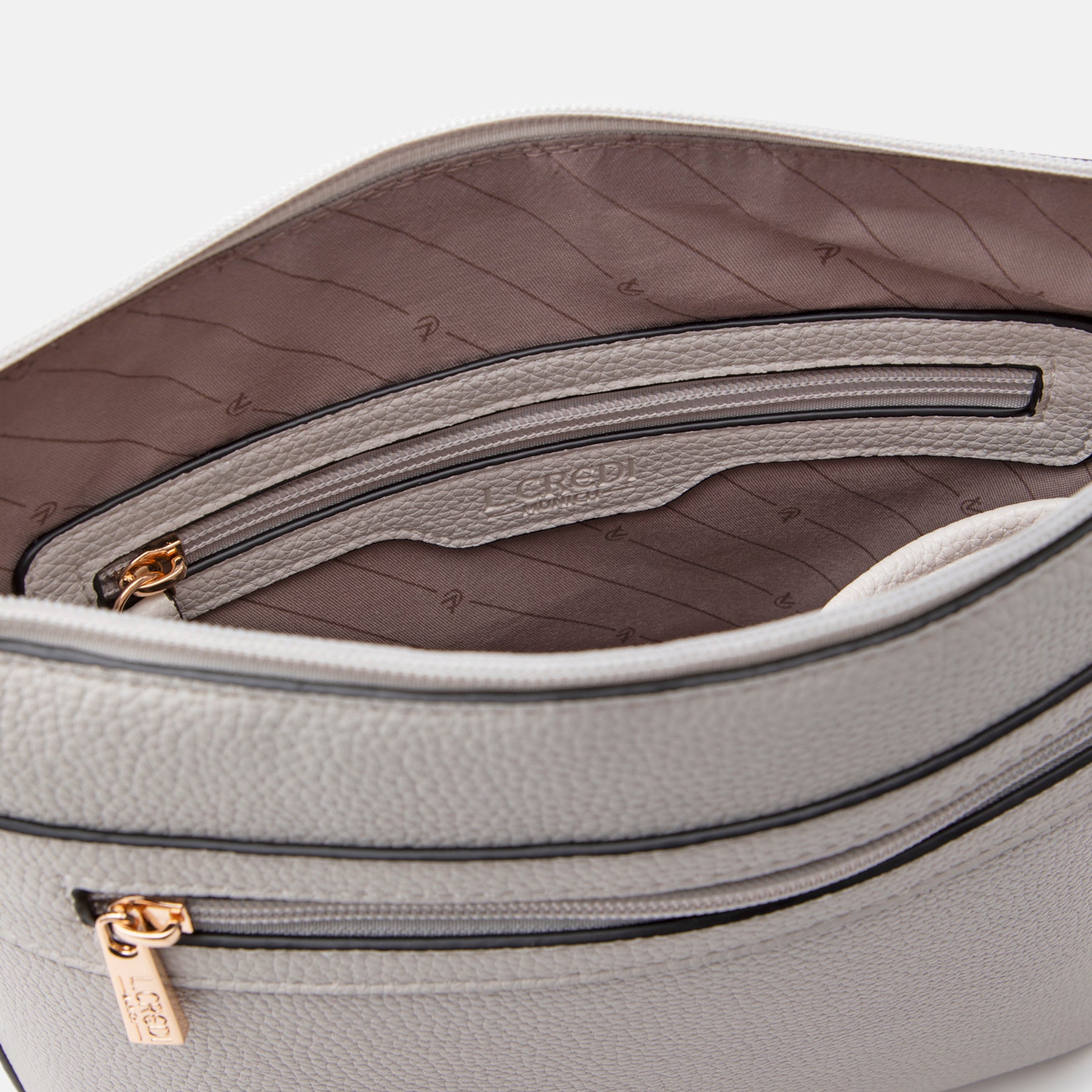 Umhängetasche light gray Sobina Serie - L.Credi Munich