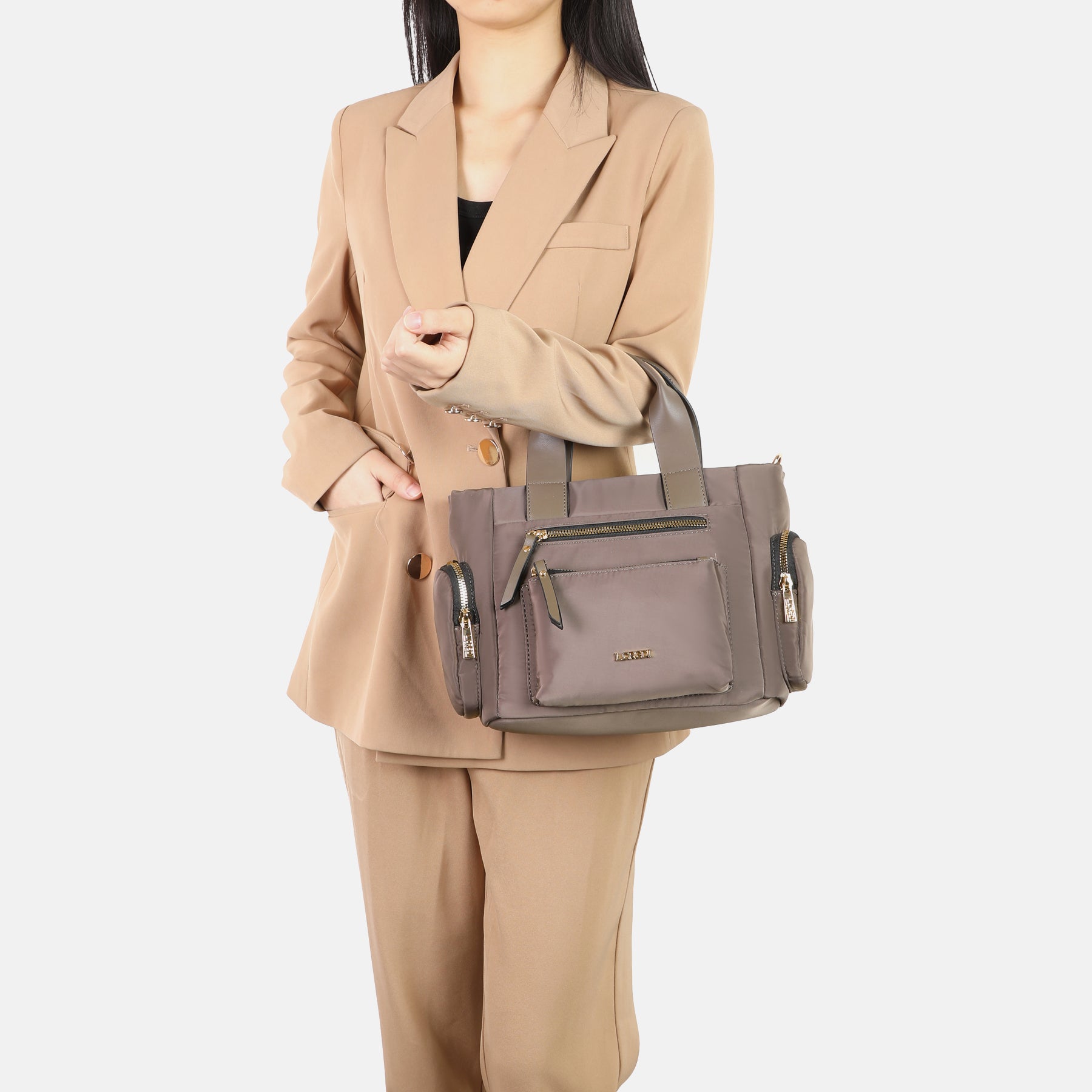 Shopper T-Dark Taupe Odeta Serie