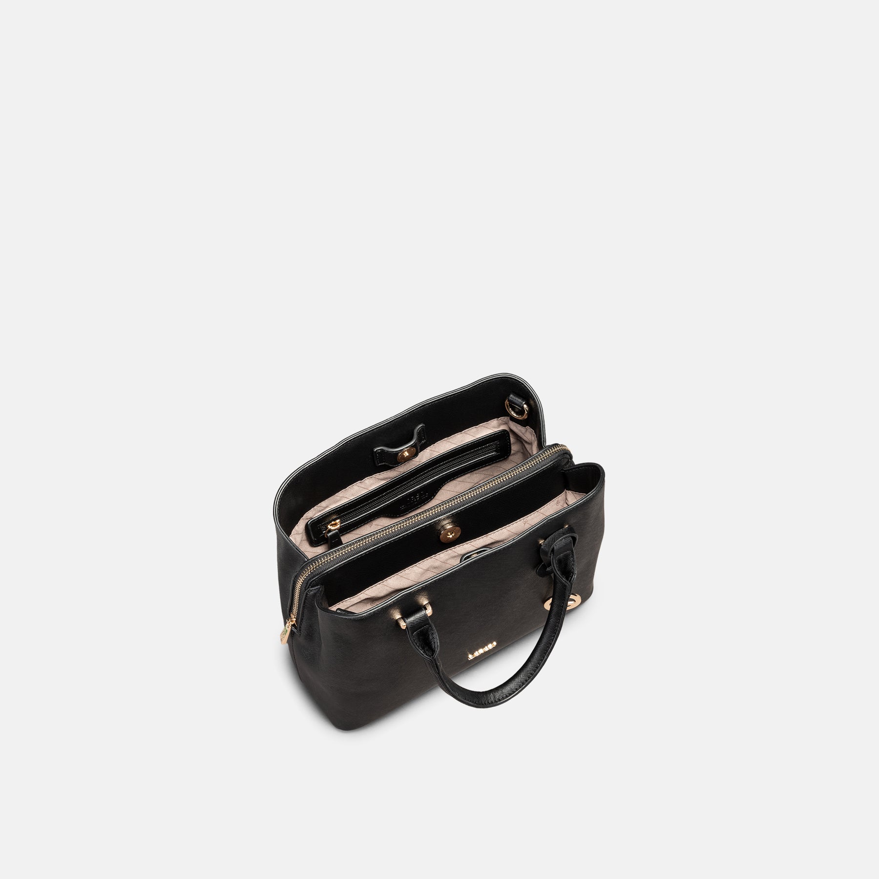 Henkeltasche schwarz Poema Serie