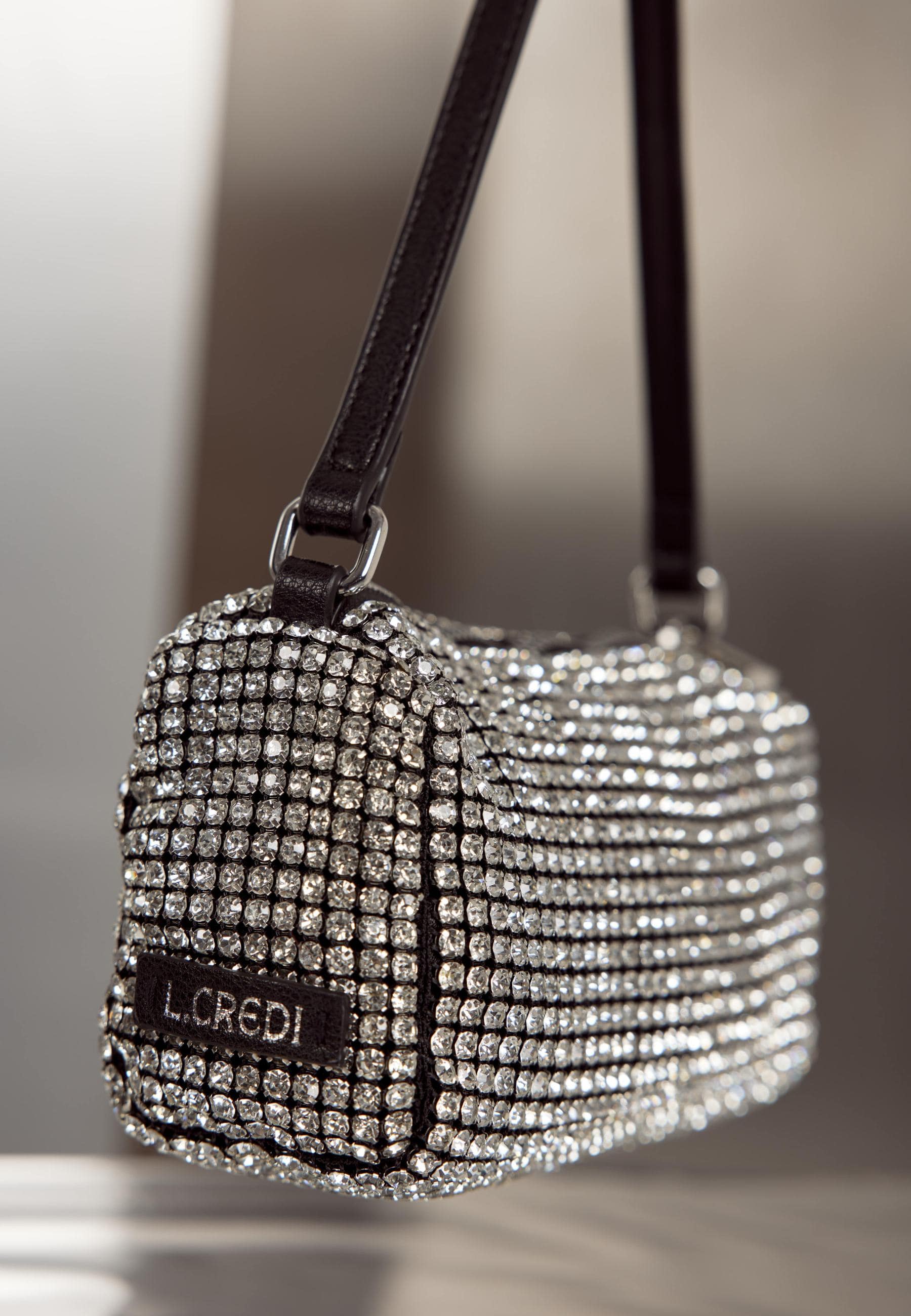 Abendtasche Clutch schick mit Strasssteinen