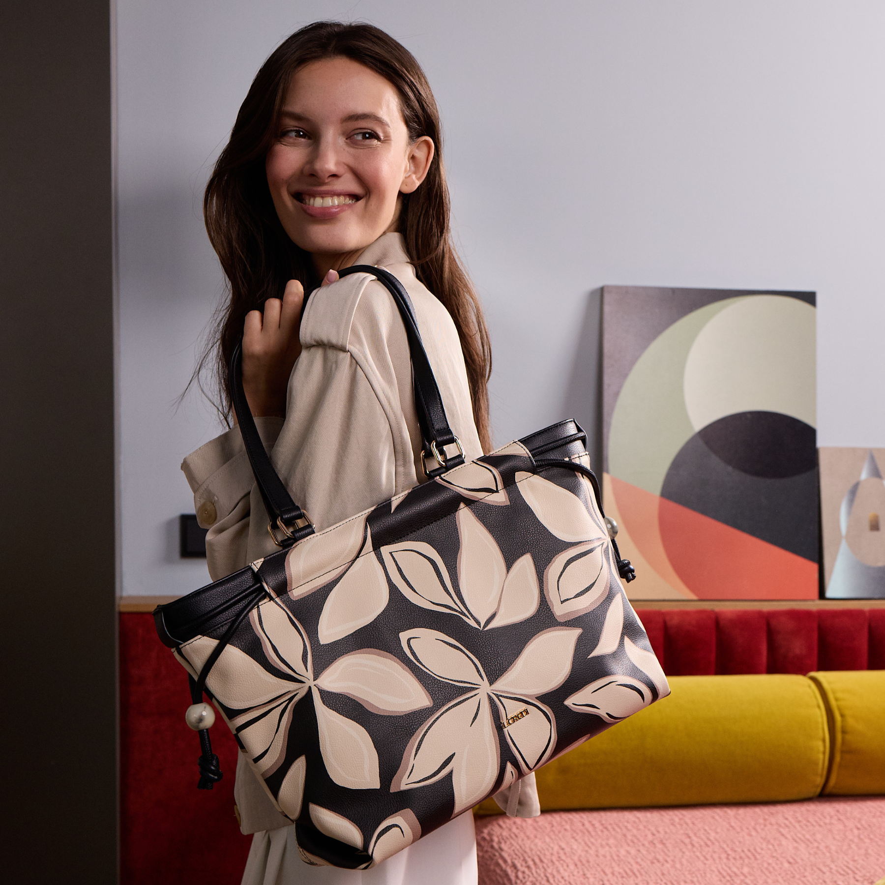 Shopper schwarz mix Rabia Serie