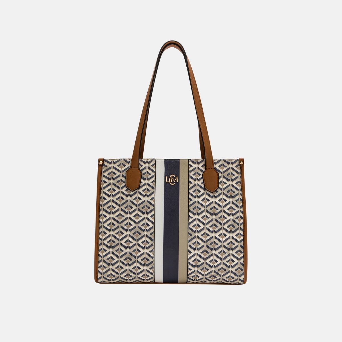 L. Credi Melina Shopper beige multi