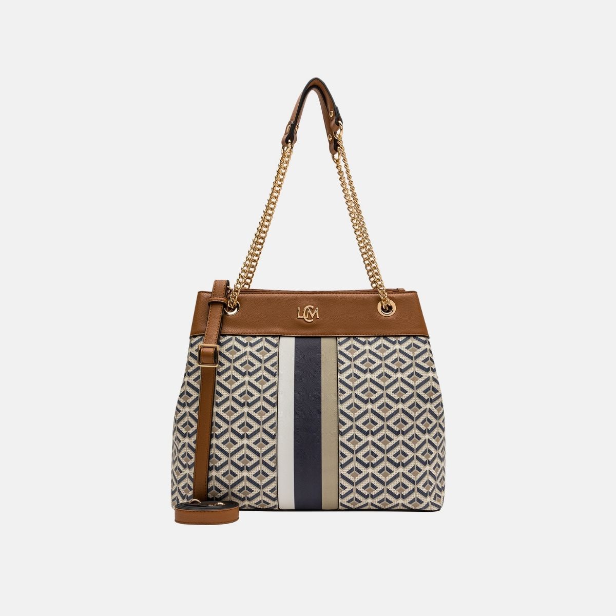 L. Credi Melina Hobo beige multi