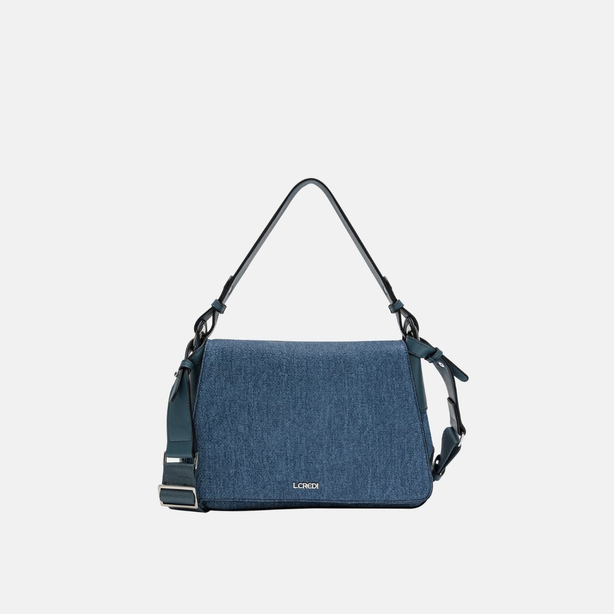 Sac à bandoulière Manja blue denim