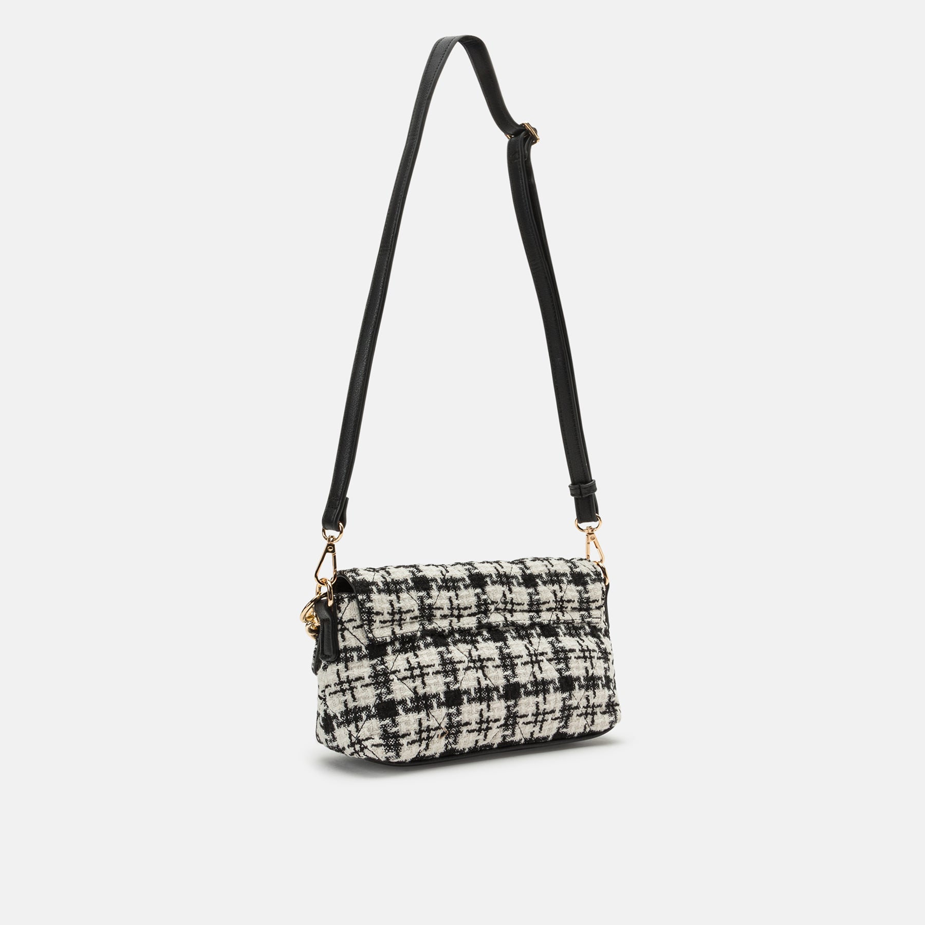 Naissa shoulder bag black / offwhite