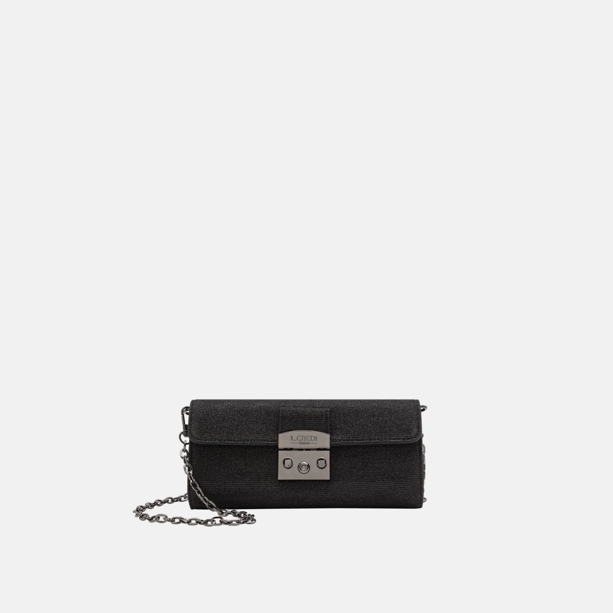 L. Credi Nadi Clutch schwarz