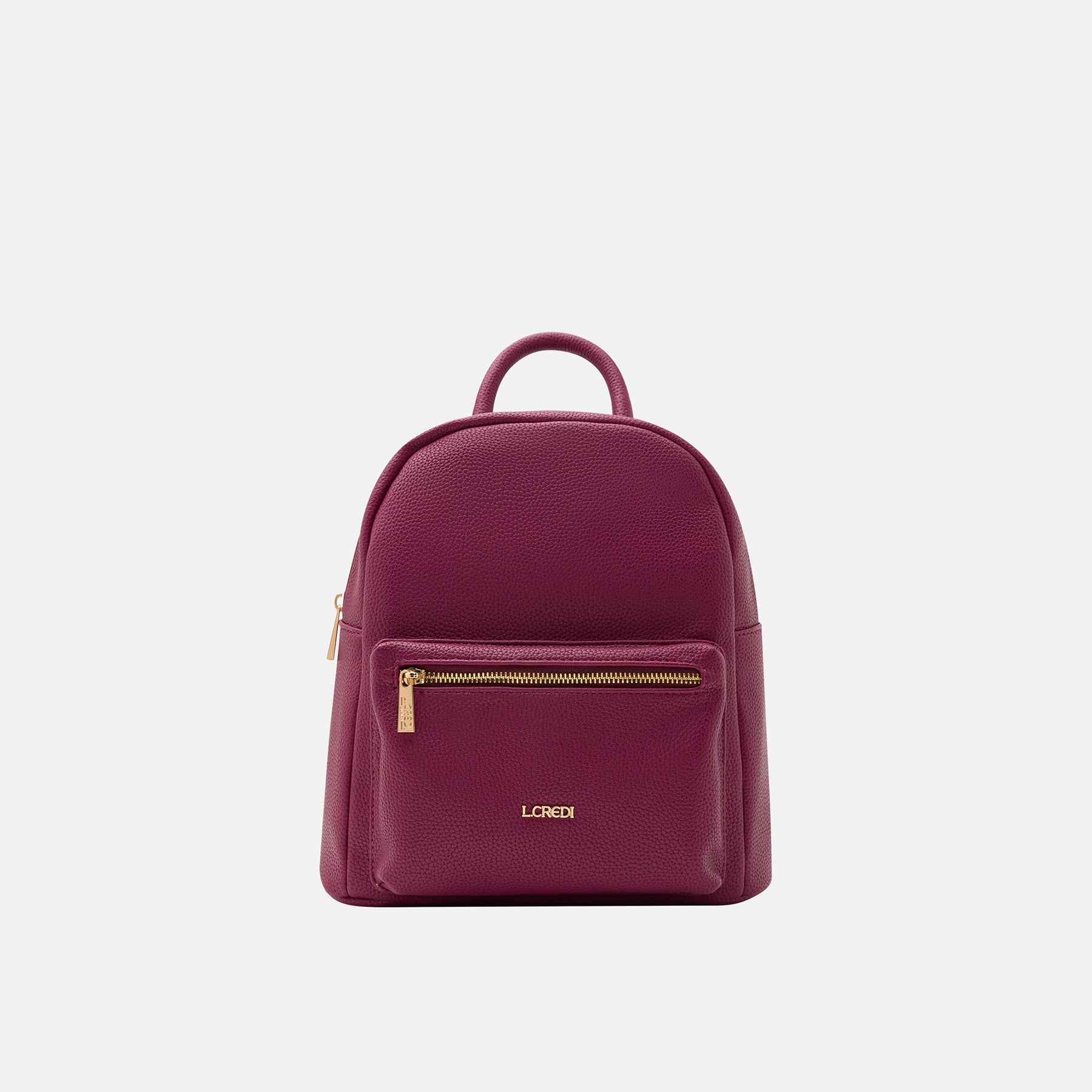 L. Credi Budapest Rucksack plum