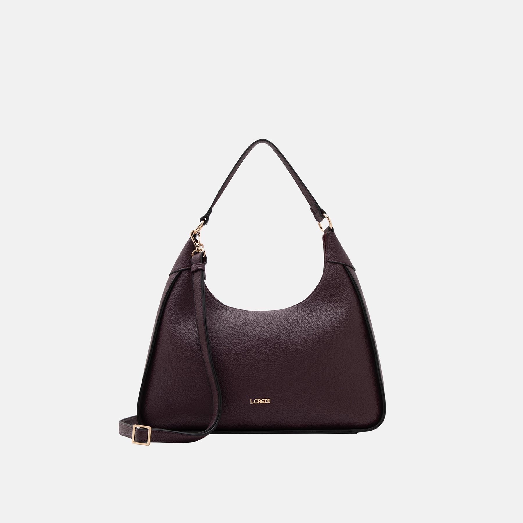 L. Credi Numa Hobo dark plum