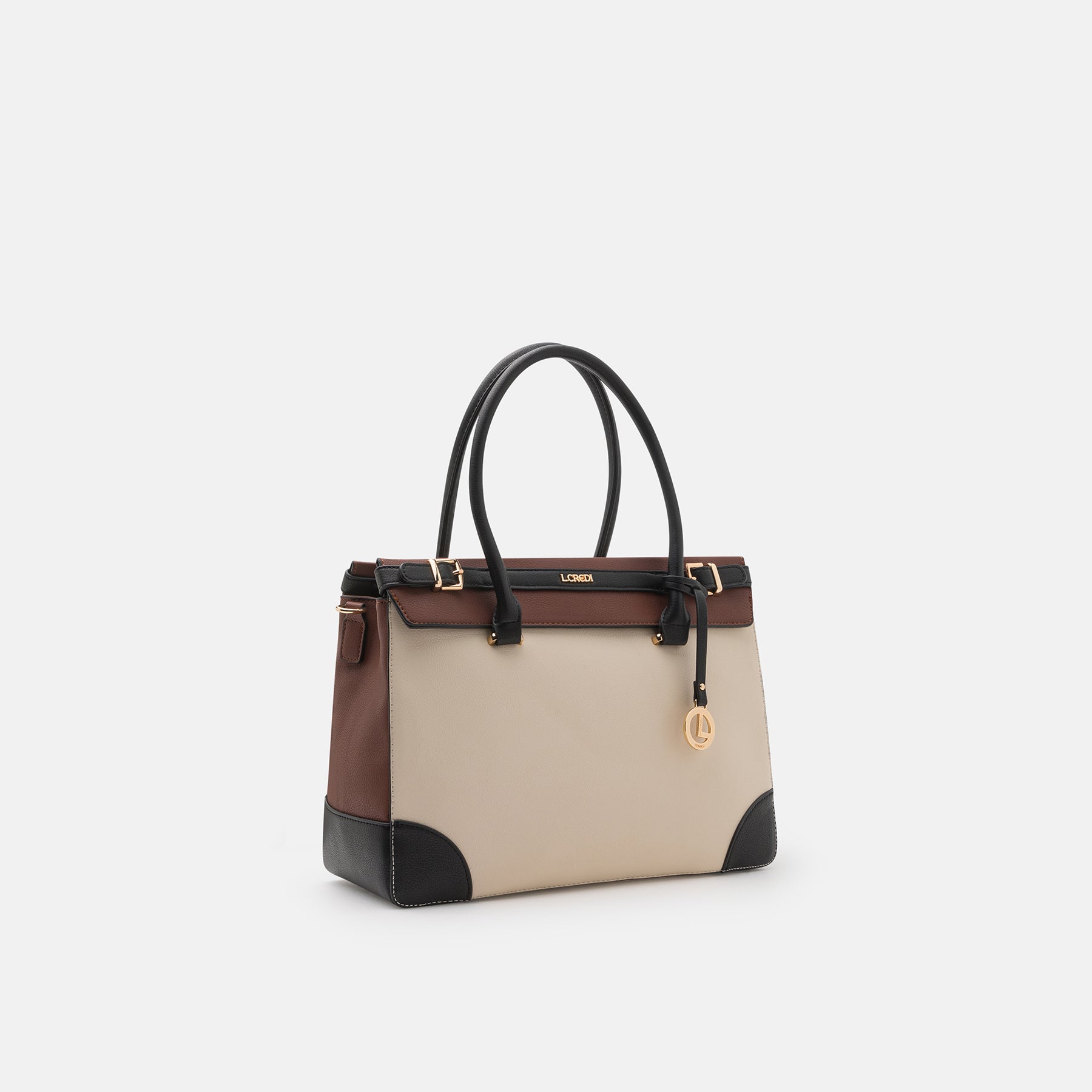 Olivette Henkeltasche creme multi