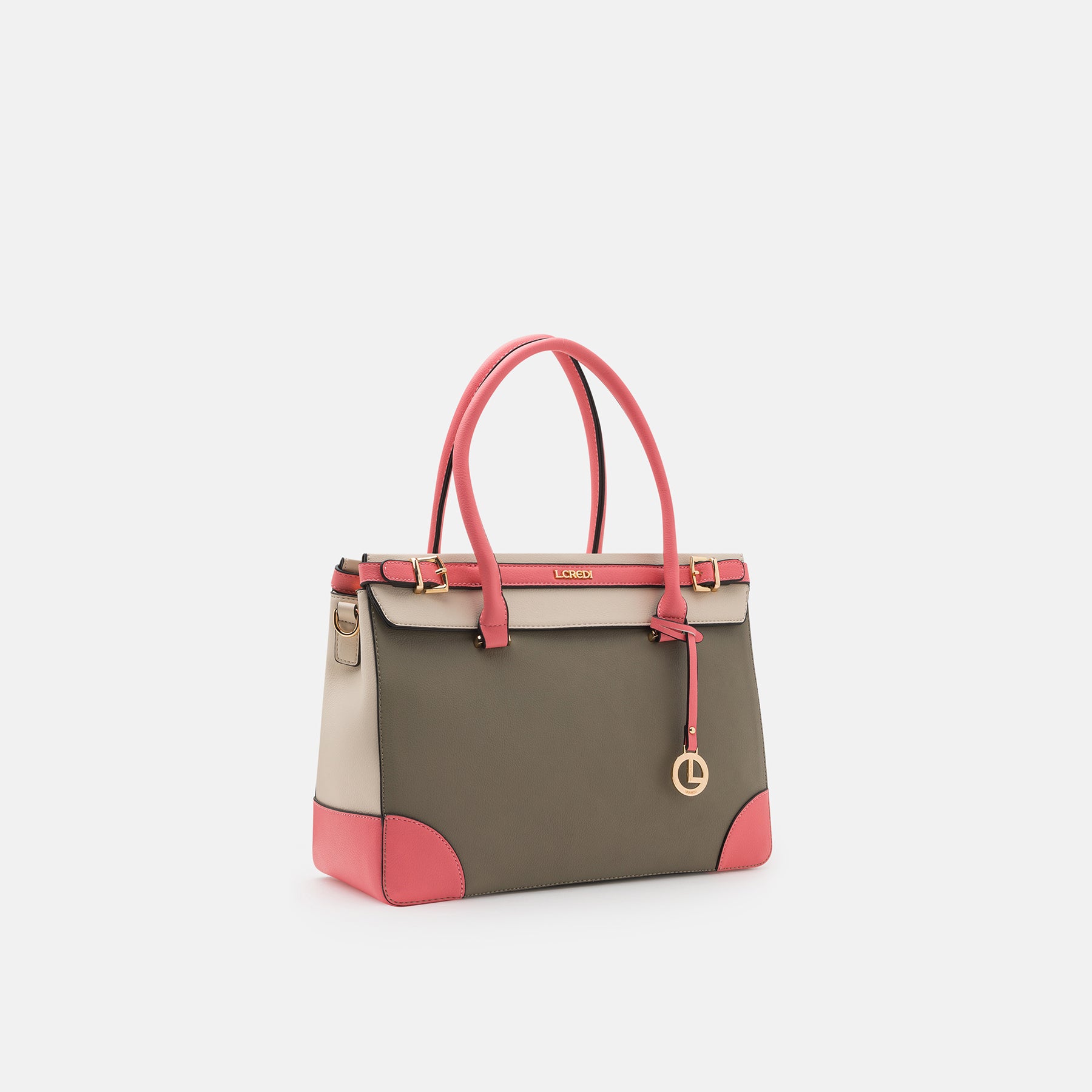 Olivette Henkeltasche khaki multi