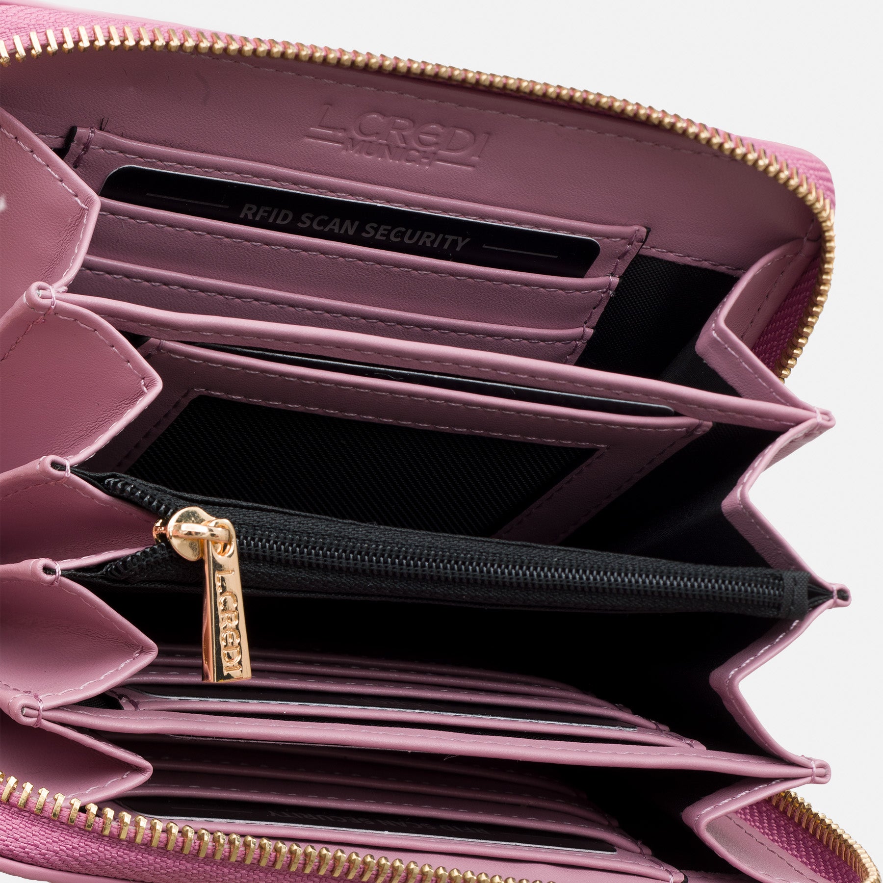 Portemonnaie Damen soft berry Serie Perla