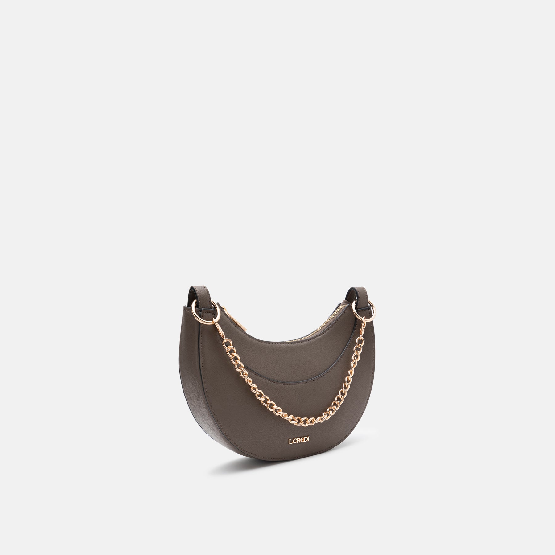 Paulette Hobo dark taupe