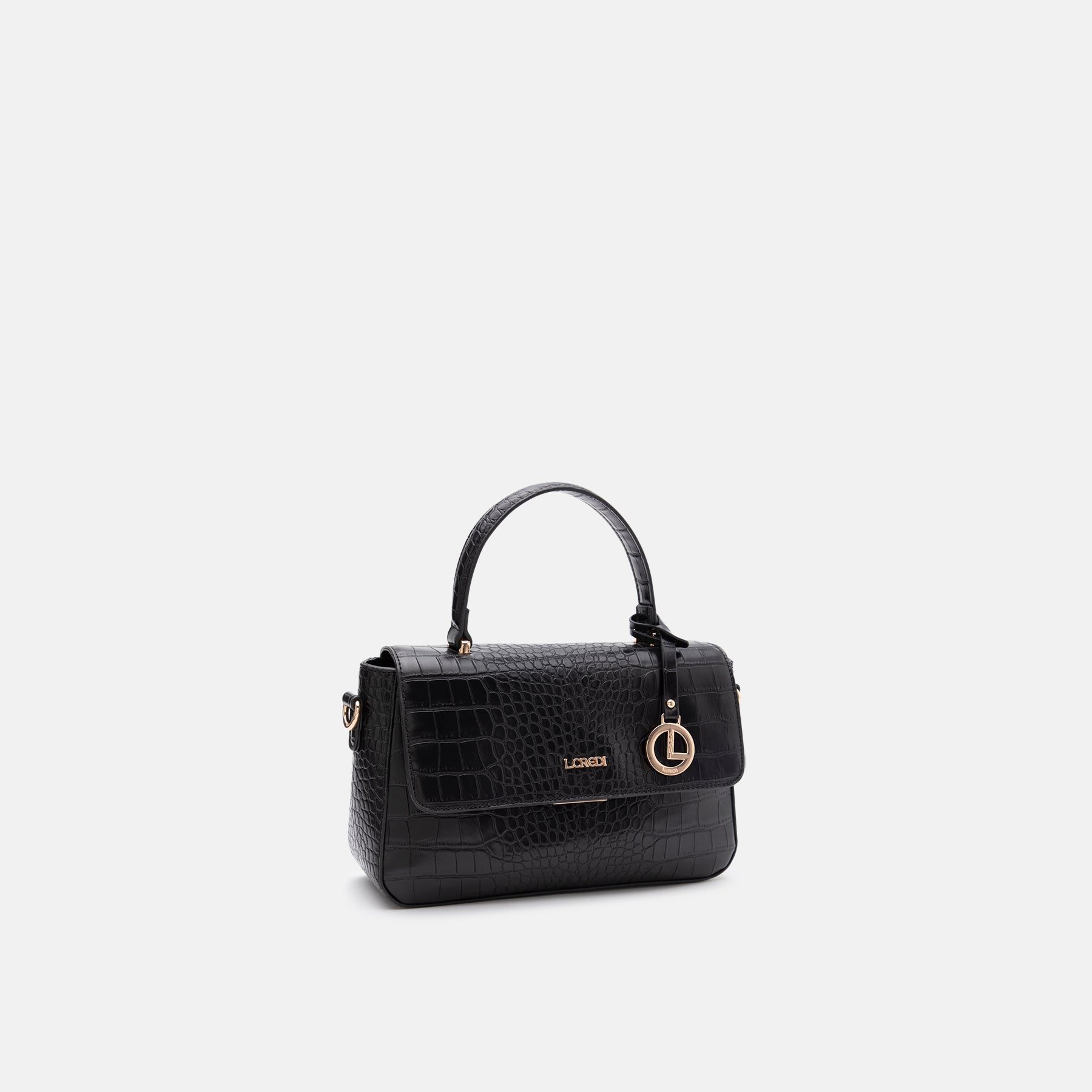 Petrissa Henkeltasche schwarz - L.Credi Munich