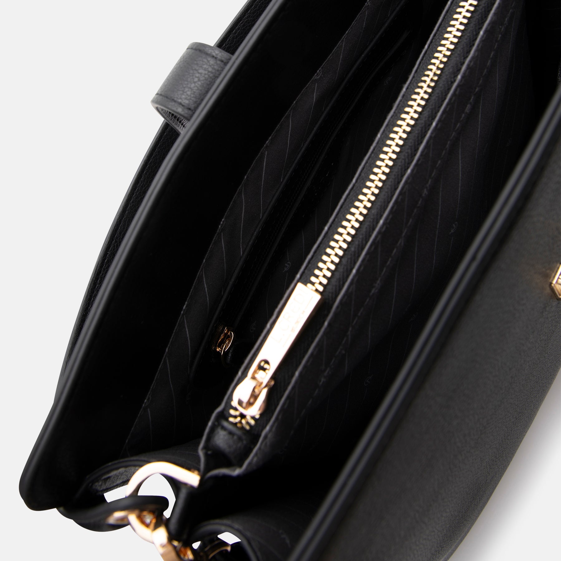 Petronella Henkeltasche schwarz - L.Credi Munich
