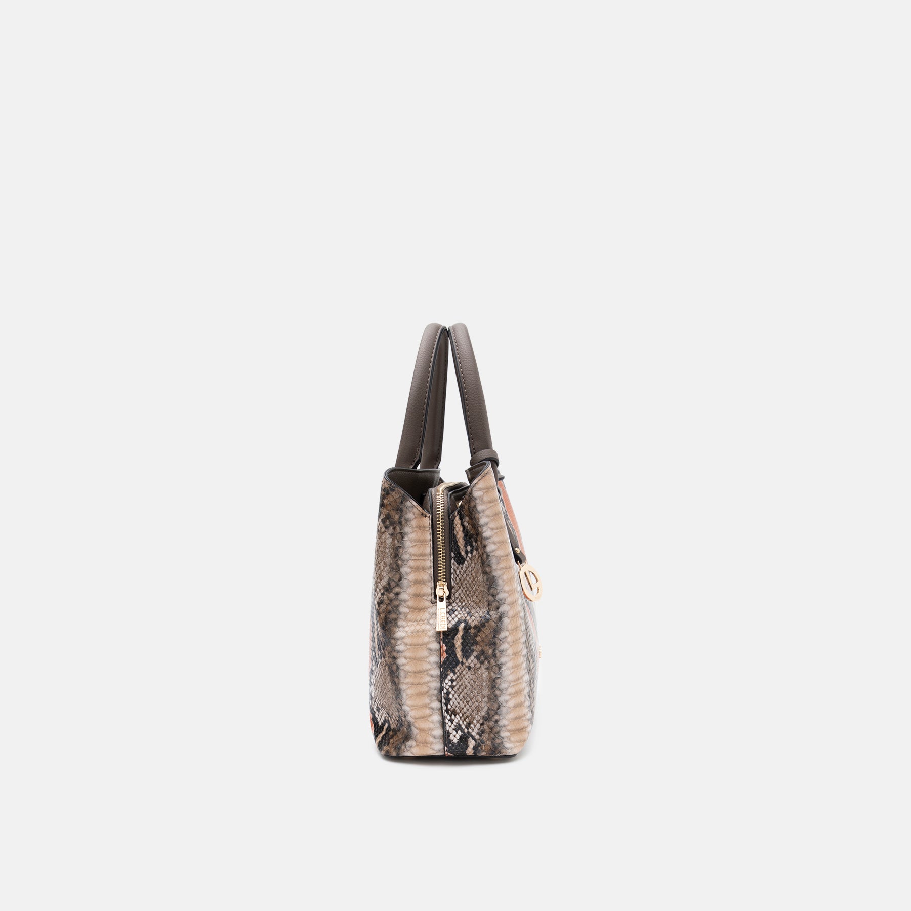 Perenelle Henkeltasche schwarz-braun - L.Credi Munich