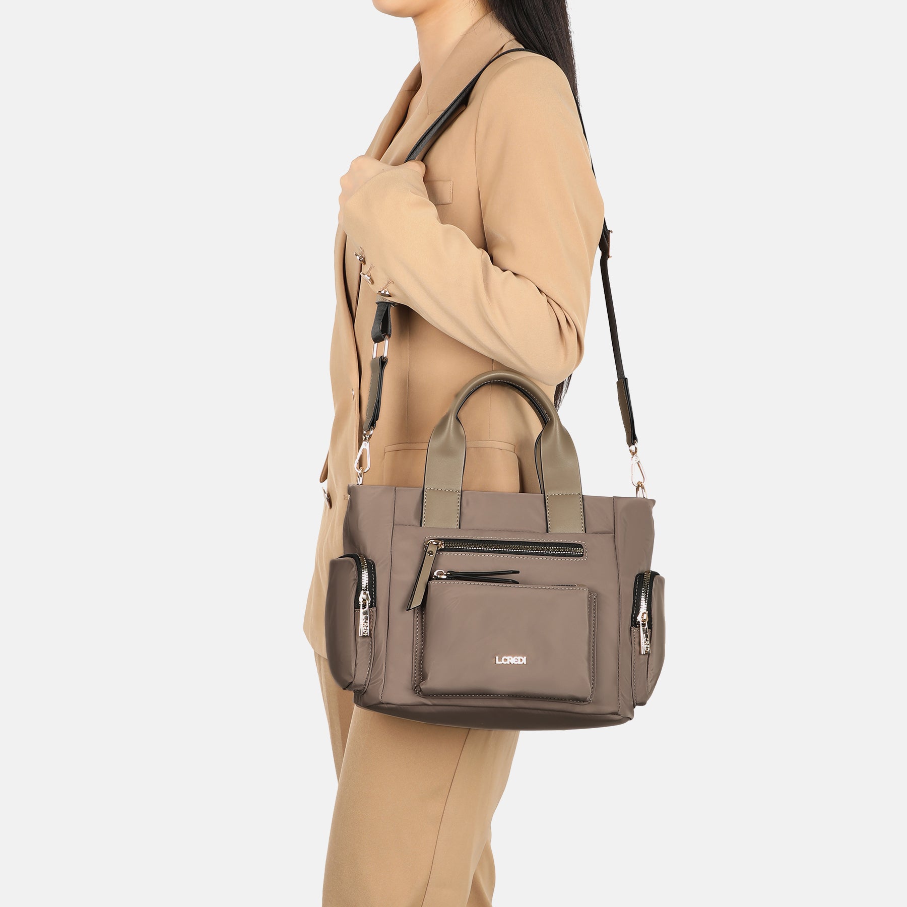T-Odeta Henkeltasche taupe