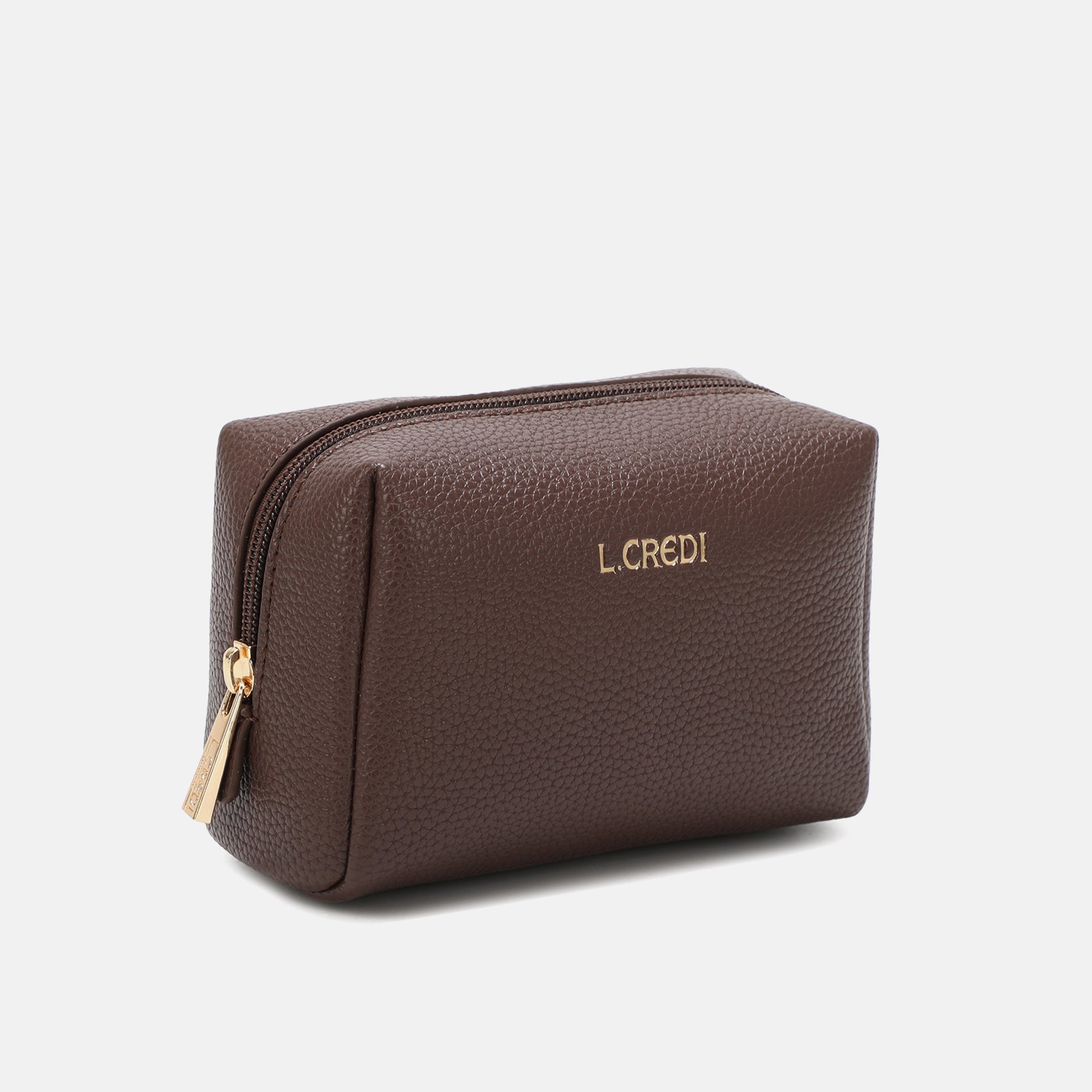 T-Ella Kosmetiktasche braun mix - L.Credi Munich