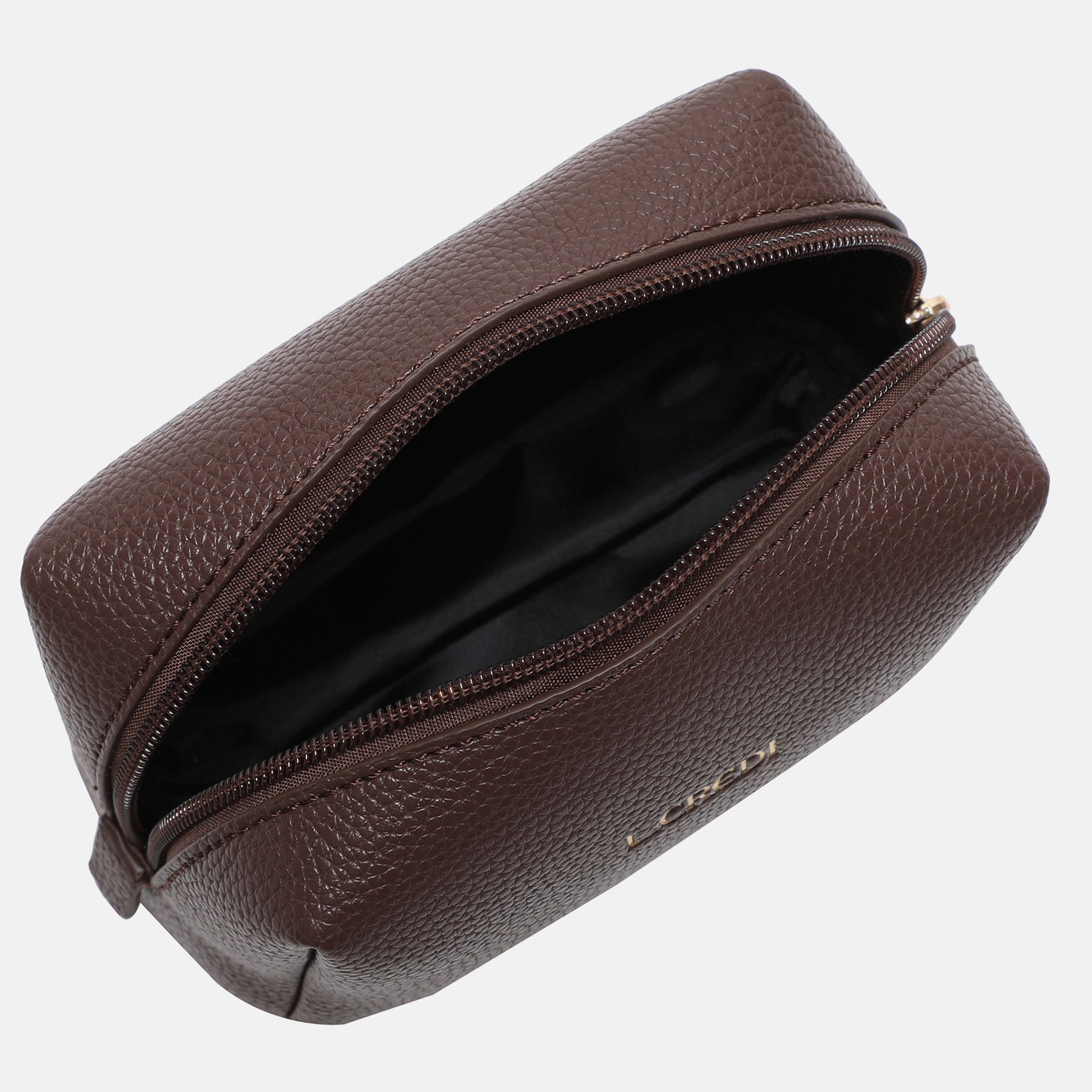 T-Ella Kosmetiktasche braun mix - L.Credi Munich