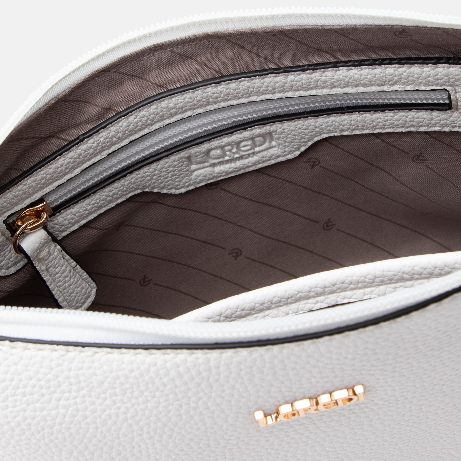 Umhängetasche weiss Norika Serie - L.Credi Munich