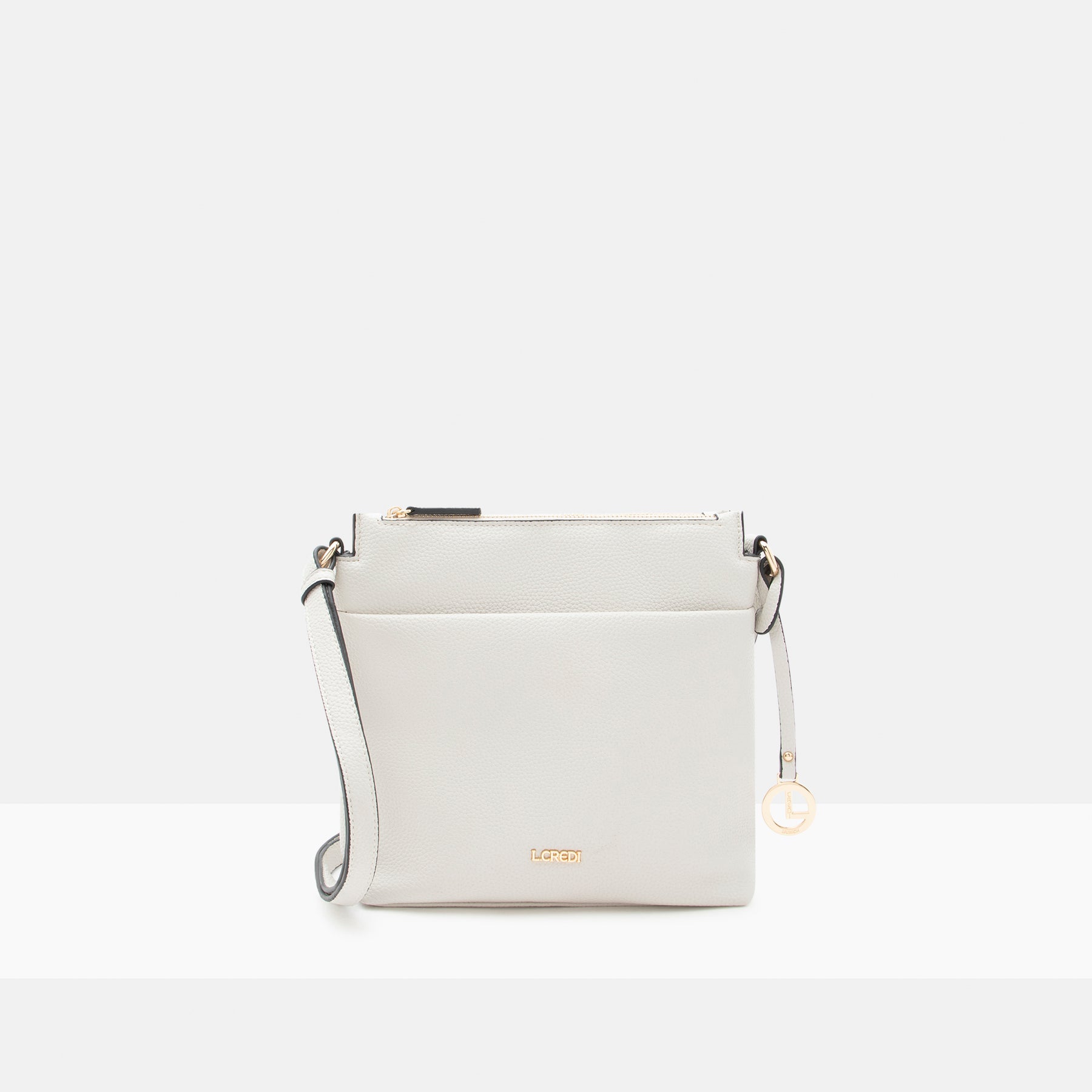 Umhängetasche light gray Ella Serie
