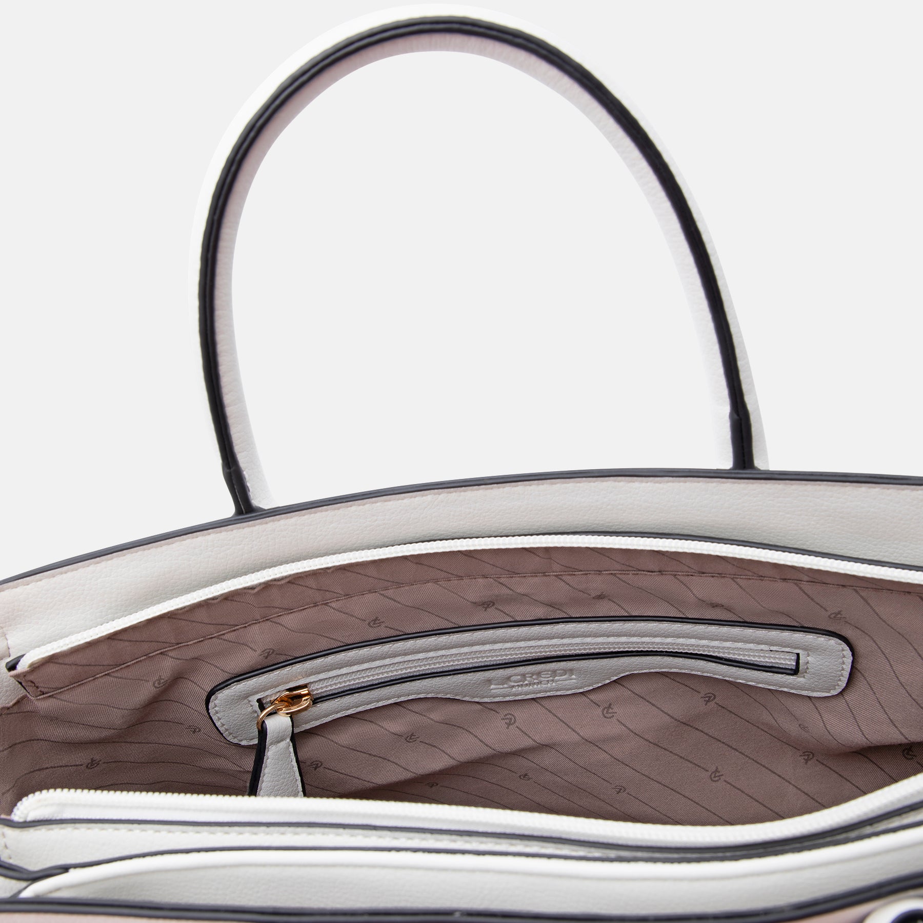 Henkeltasche light gray Konstanze Serie - L.Credi Munich