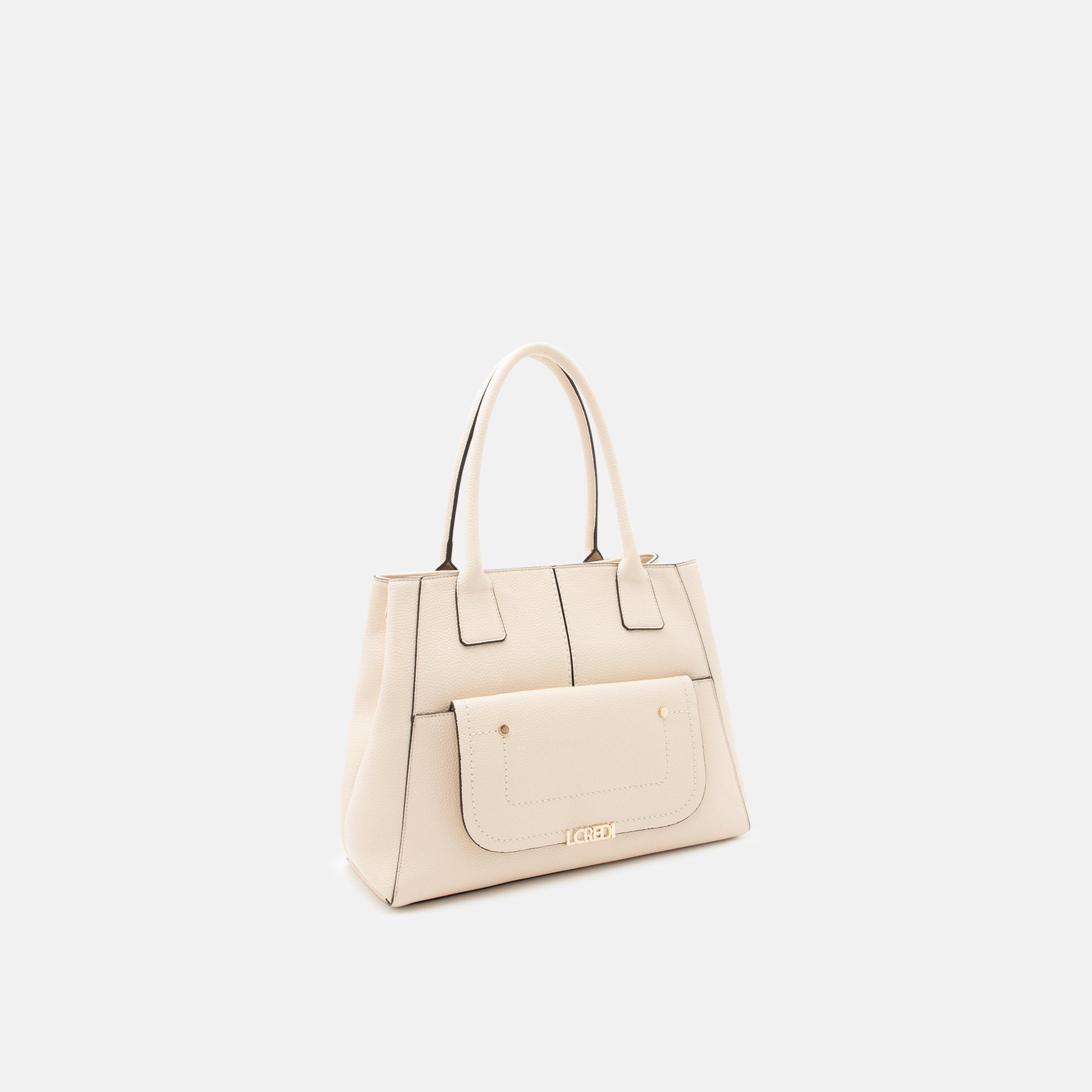 Ragda Henkeltasche white sand - L.Credi Munich